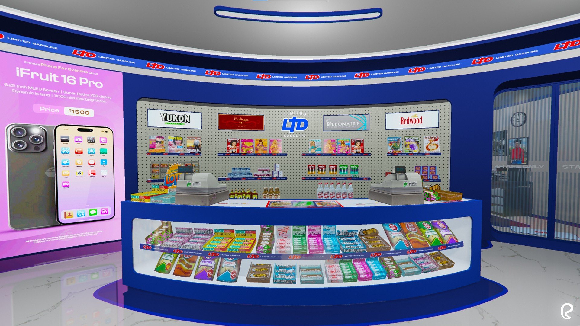 LTD Gasoline Station | REWORK | MLO FiveM Gta 5 product image (1)