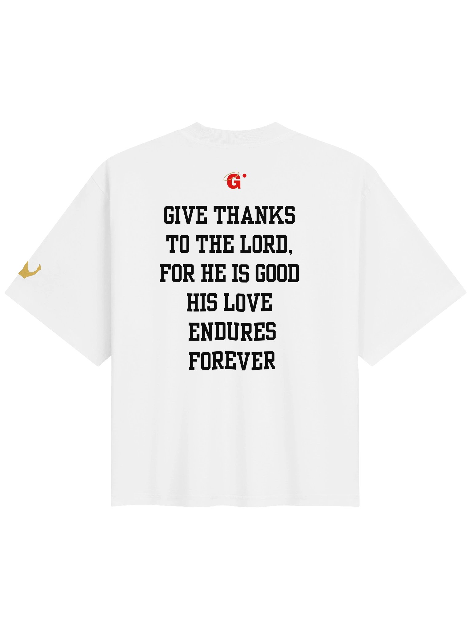 Grateful Oversized Tee (White) product image (2)