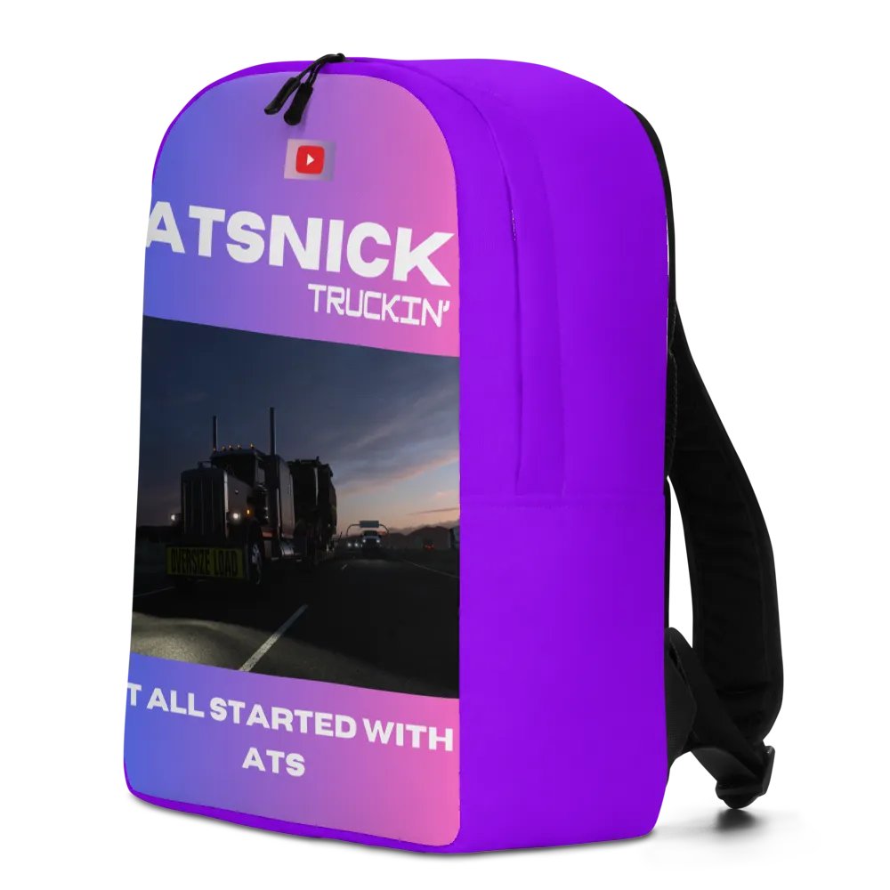 ATSNICK TRUCKIN' All-Over Print Backpack product image (2)