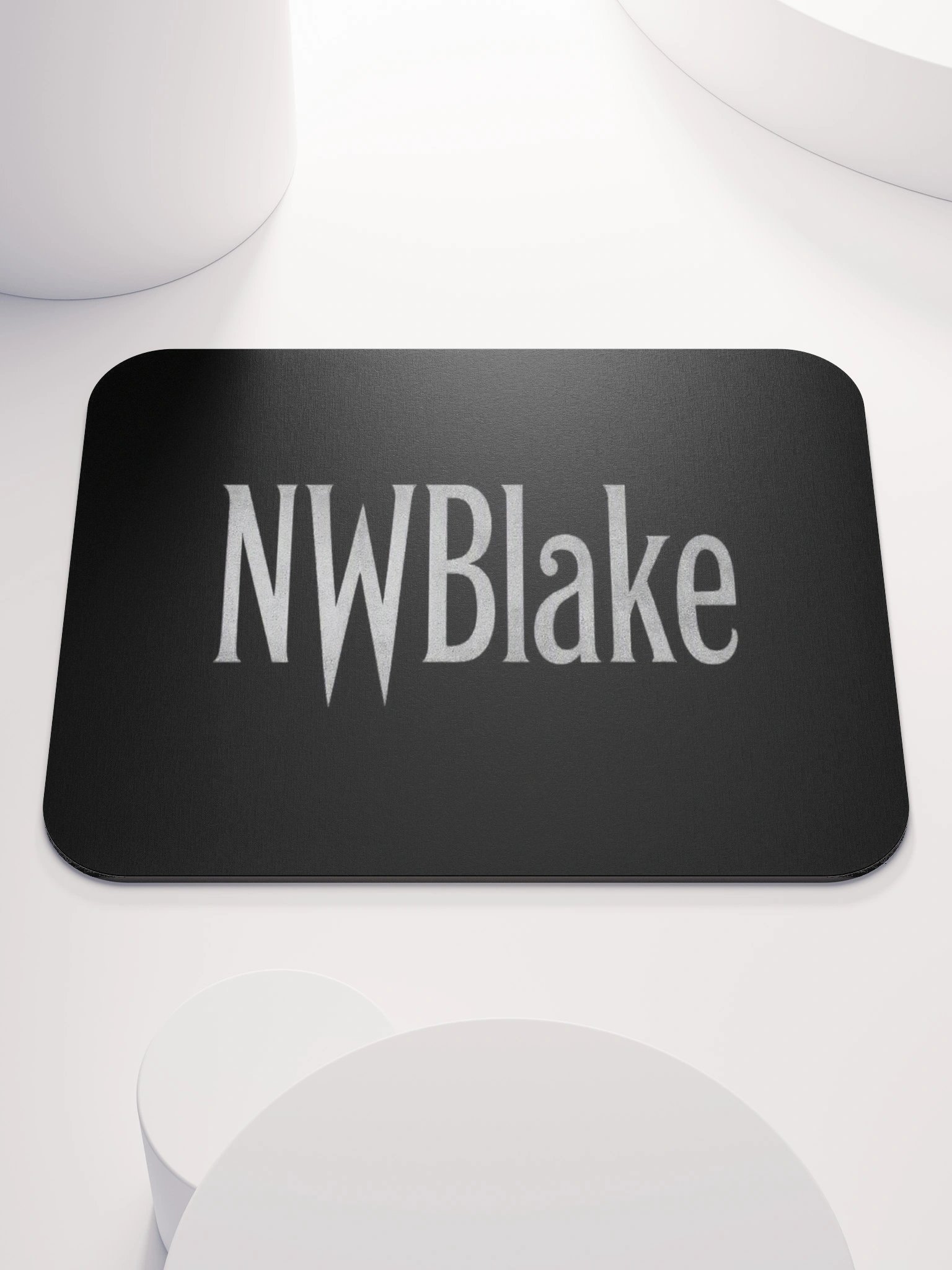 NWBlake Gray Logo Mouse Pad product image (1)