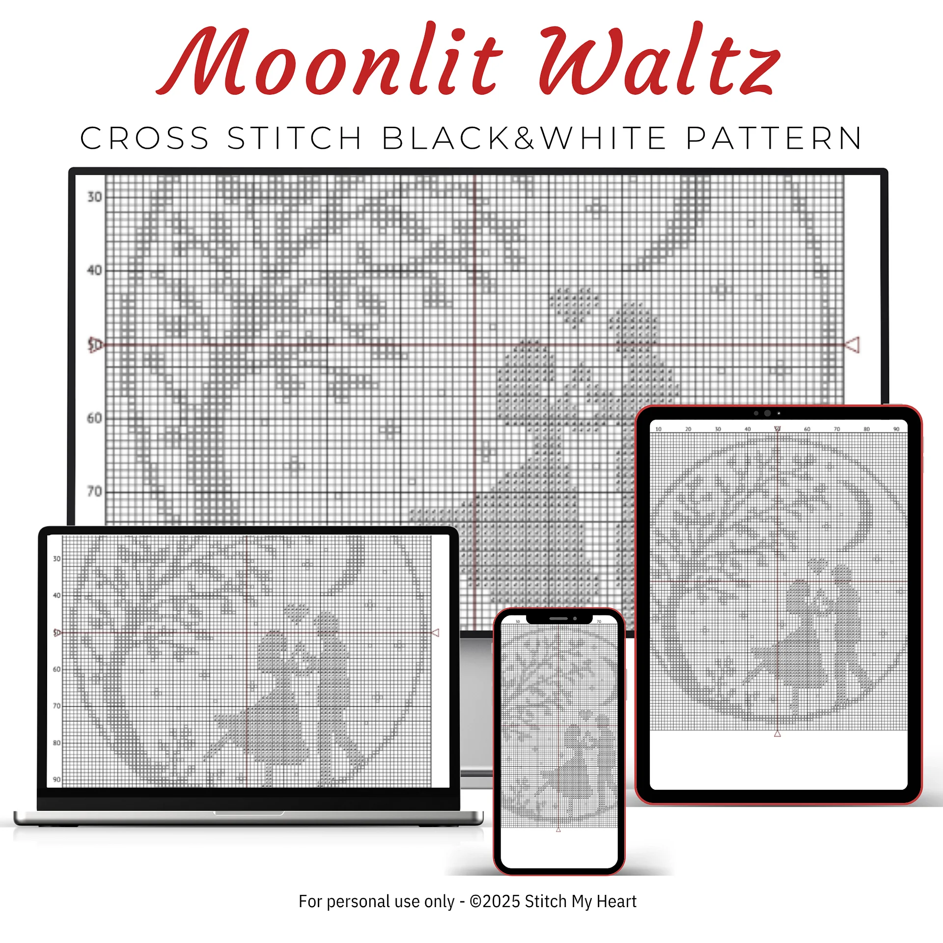 Moonlit Waltz Cross Stitch Pattern product image (4)