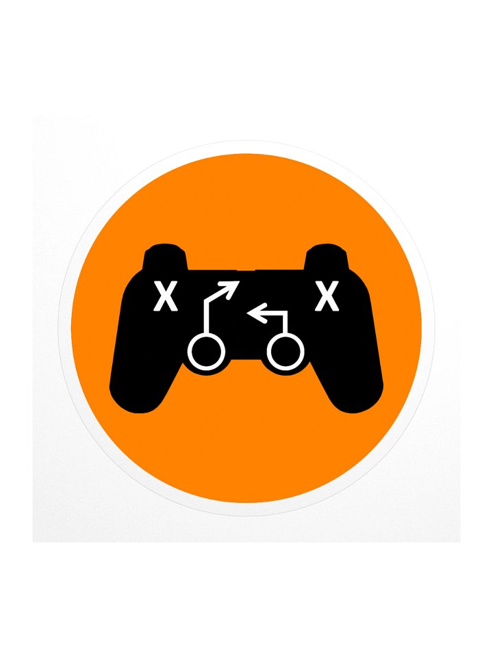 Playbook Gamer 4" x 4" Sticker product image (1)