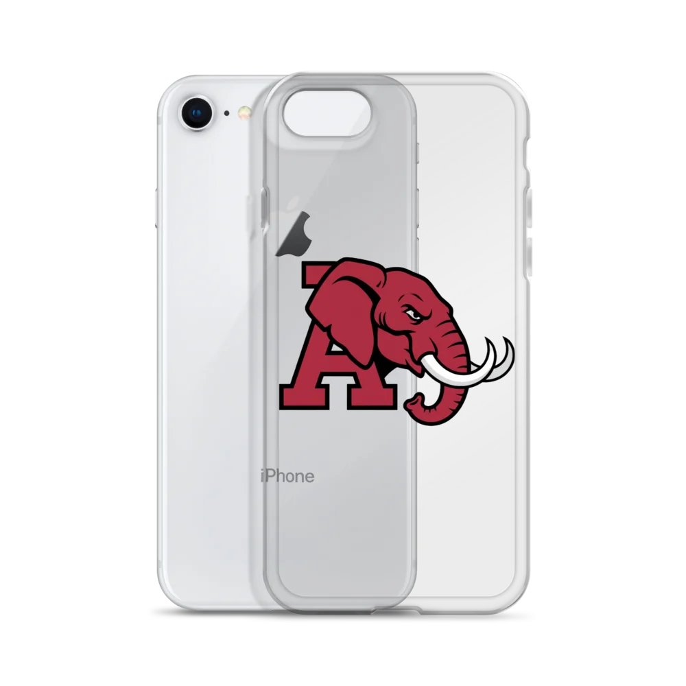 Red Elephant Head iPhone® Clear Case product image (55)
