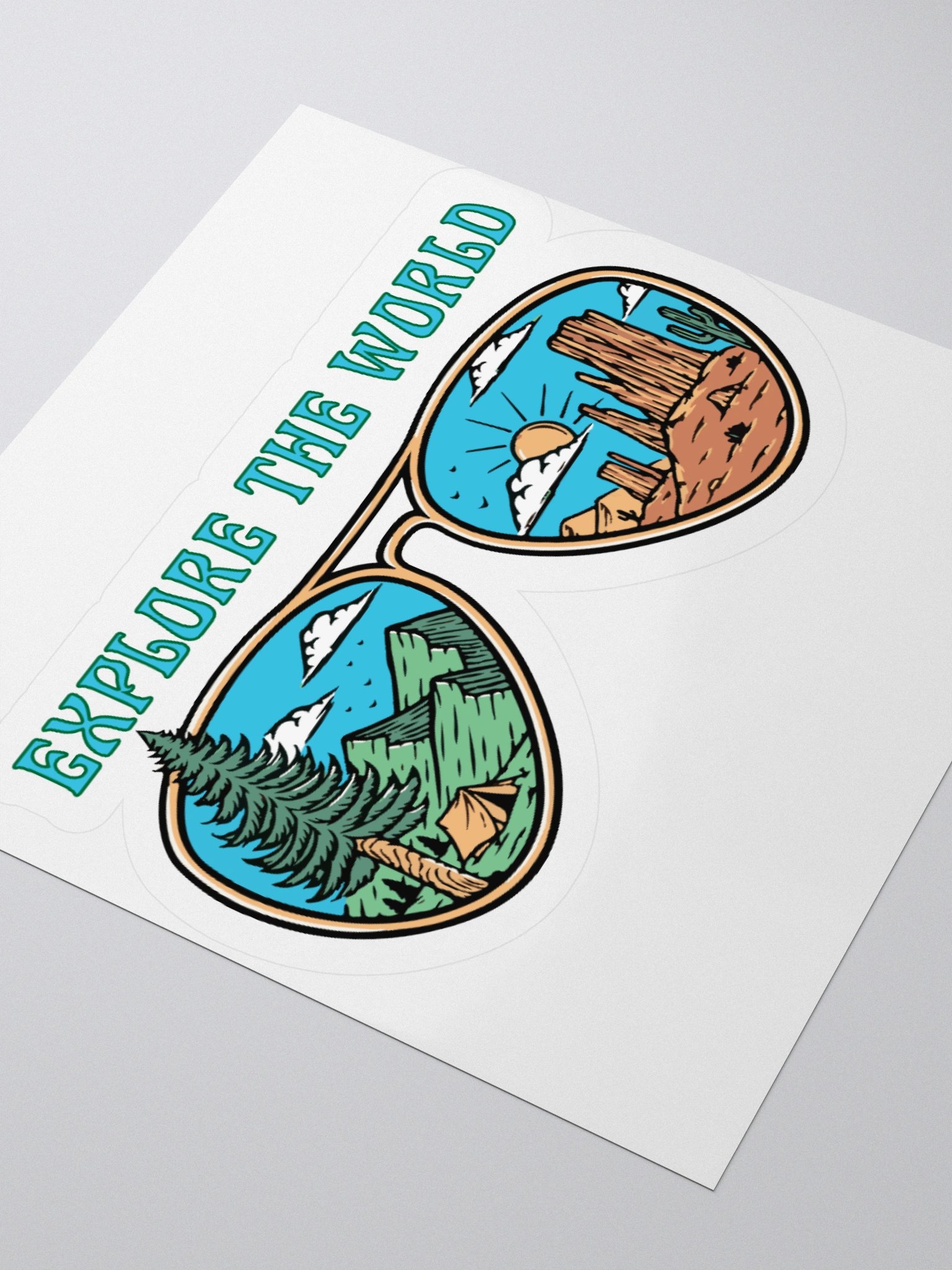Explore The World Sticker product image (3)