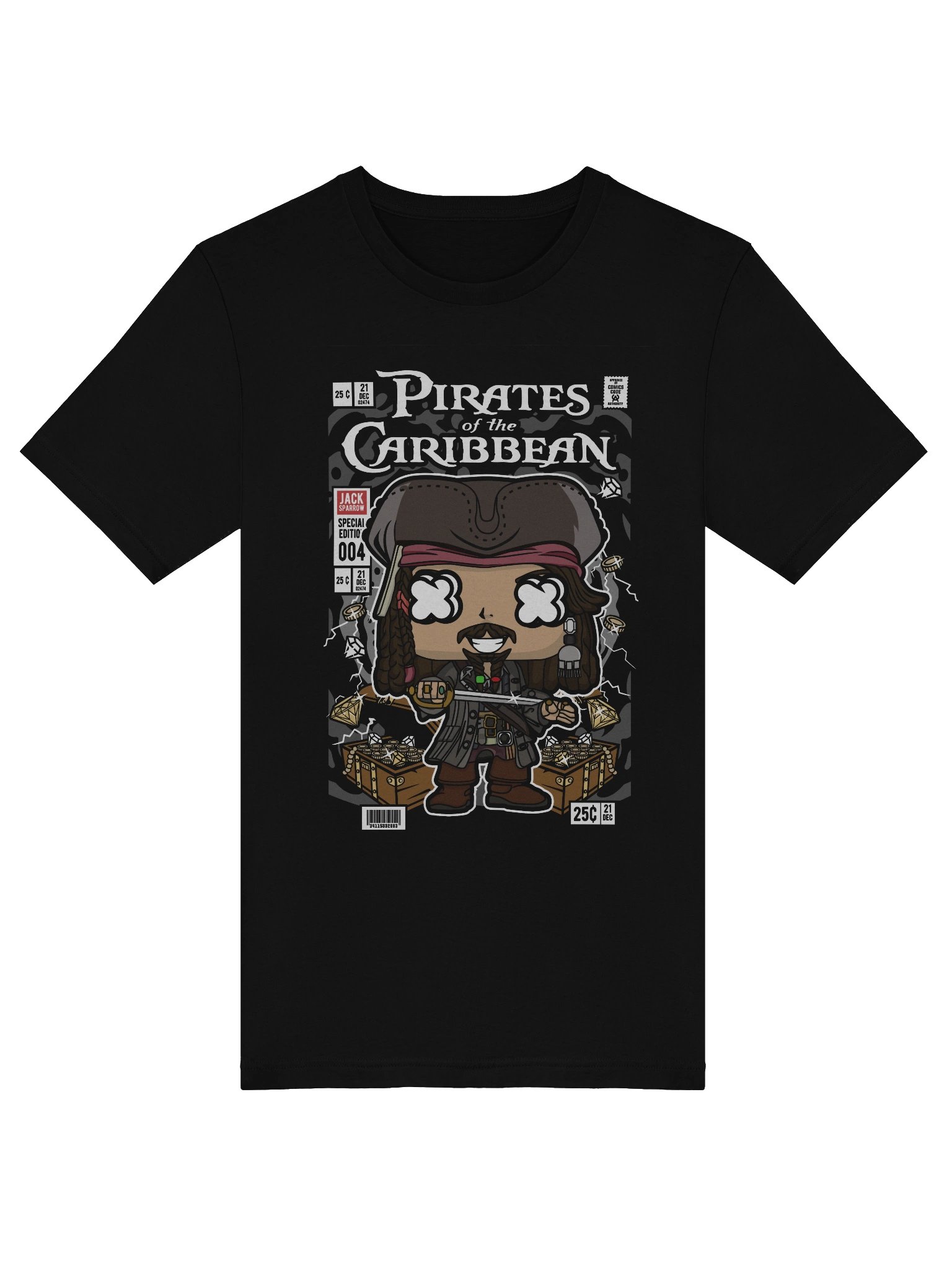 Pirate's Plunder Stylized T-Shirt product image (5)