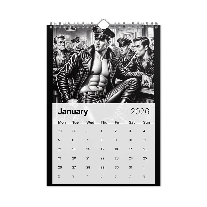 Daddy Days: 2026 Calendar of Leather, Lust & Legacy product image (2)