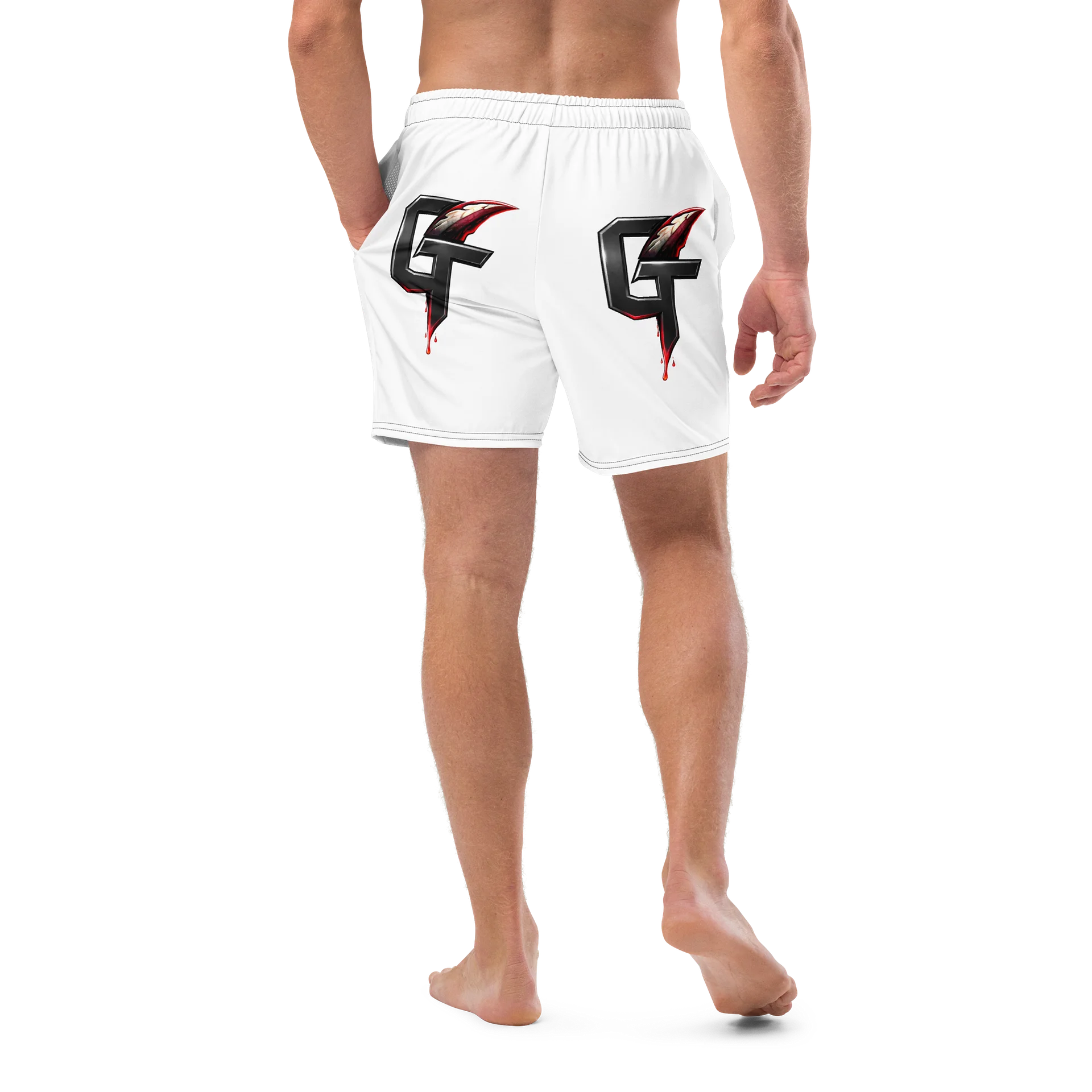 GnarlyToenail Logo Men's Swim Trunks product image (10)