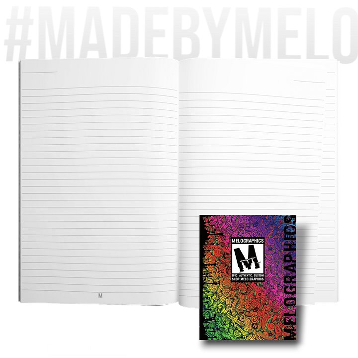 Split Space Scribble Journal - 8.5x11