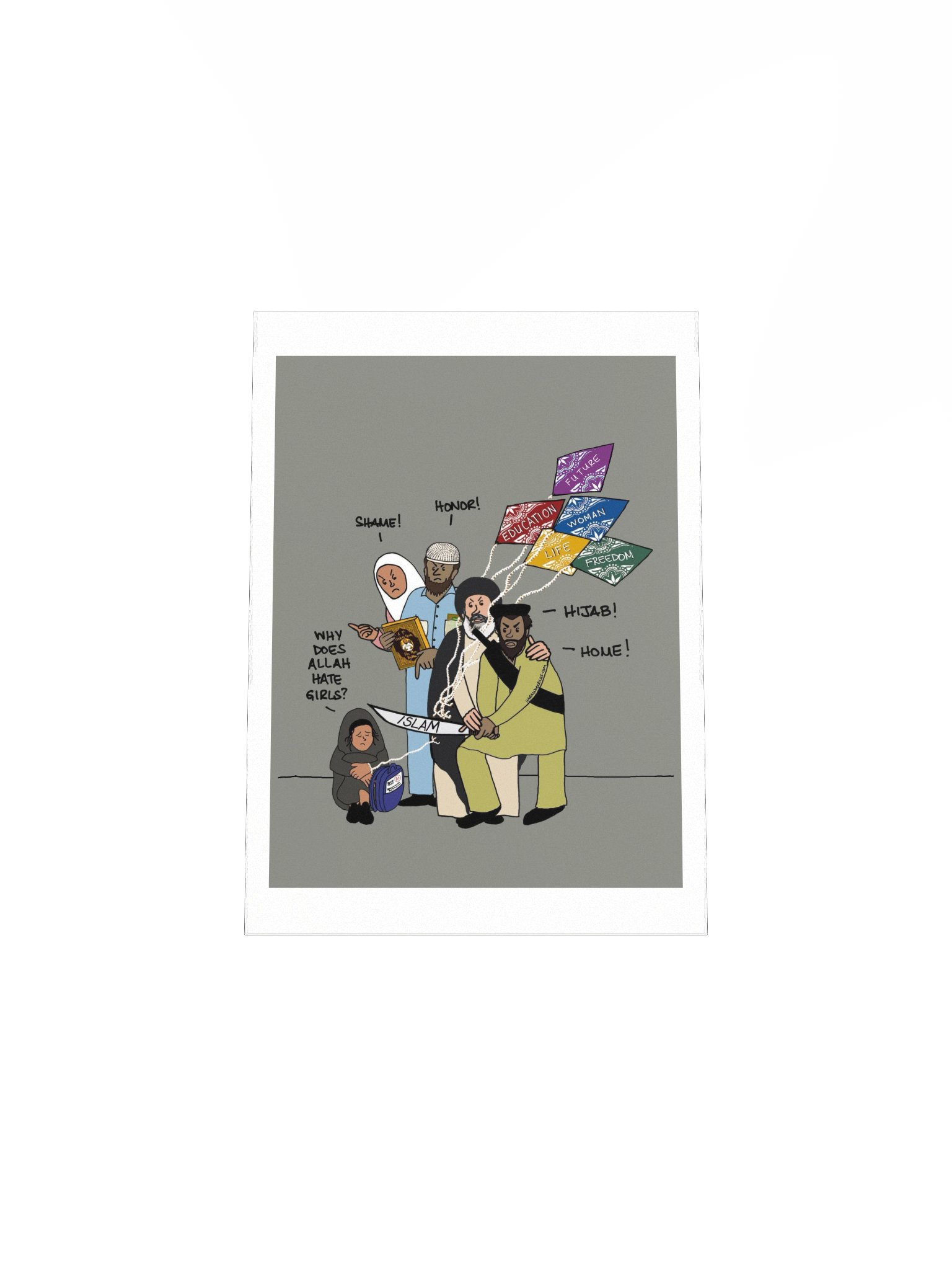 Why Does Allah Hates Girls Poster product image (4)