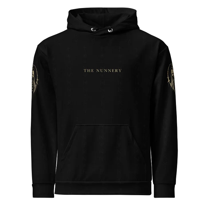 Special Edition - The Nunnery Singular Rune Obsidian Full Print Hoodie product image (1)