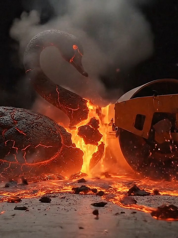 Road Roller Crushing Prompt (Gelatin Object) product image (2)