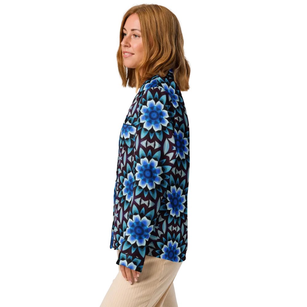 Chic Comfort: Silky Long Sleeve Pyjama Top product image (4)