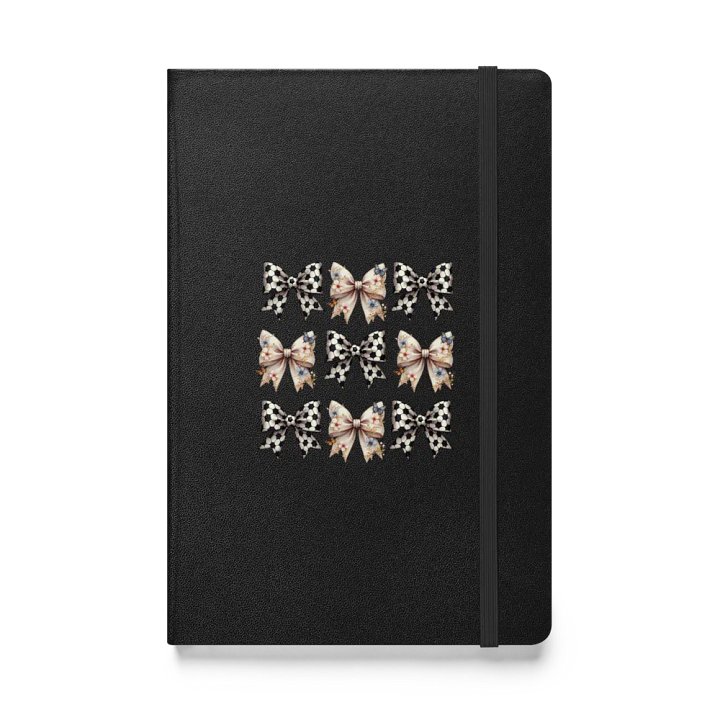 Spring Bows Soccer Chic Hardcover Journal product image (1)