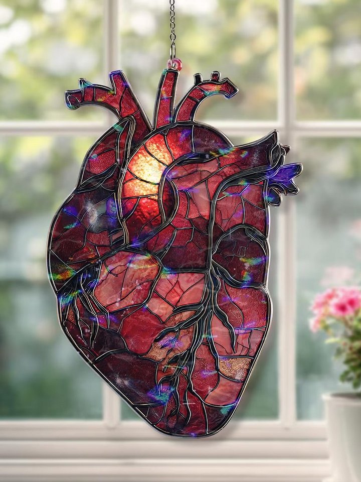 Anatomical Heart Suncatcher product image (1)