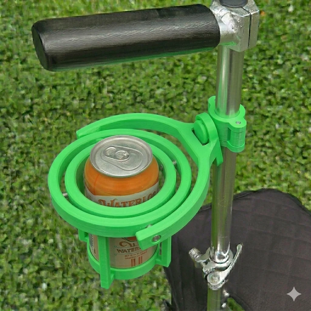 Zuca Cart Stabilized Cup Holder | Disc Golf | Fits Yeti Rambler & 12oz Cans product image (4)