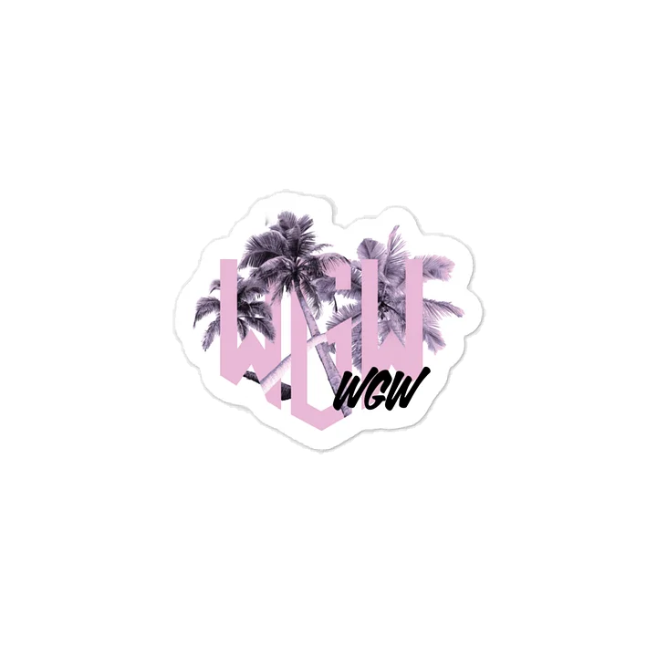 Rose Summer Vibes Vinyl Sticker | Summer Collection product image (1)