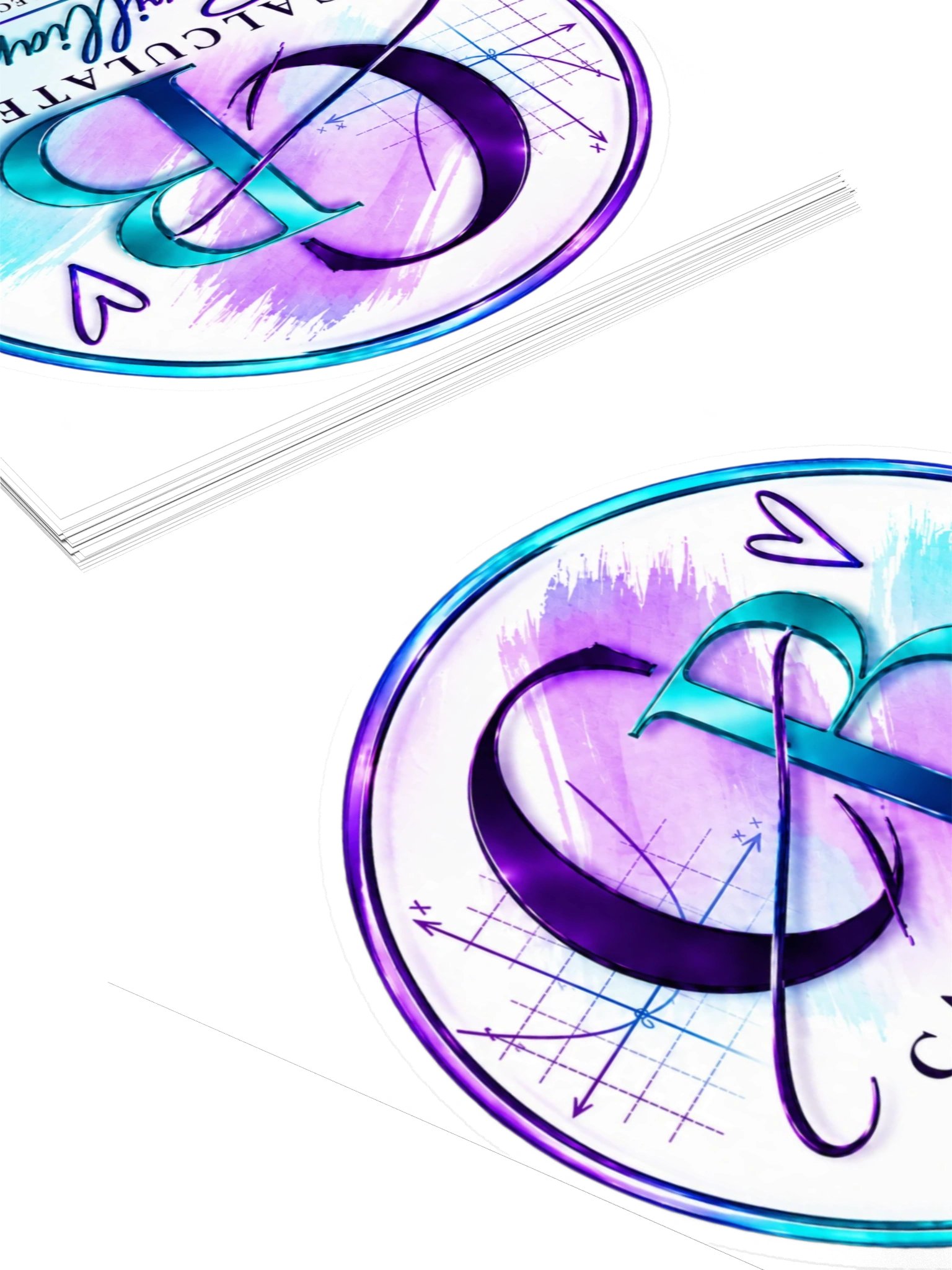 CB Signature Logo Sticker 4"x4" product image (4)