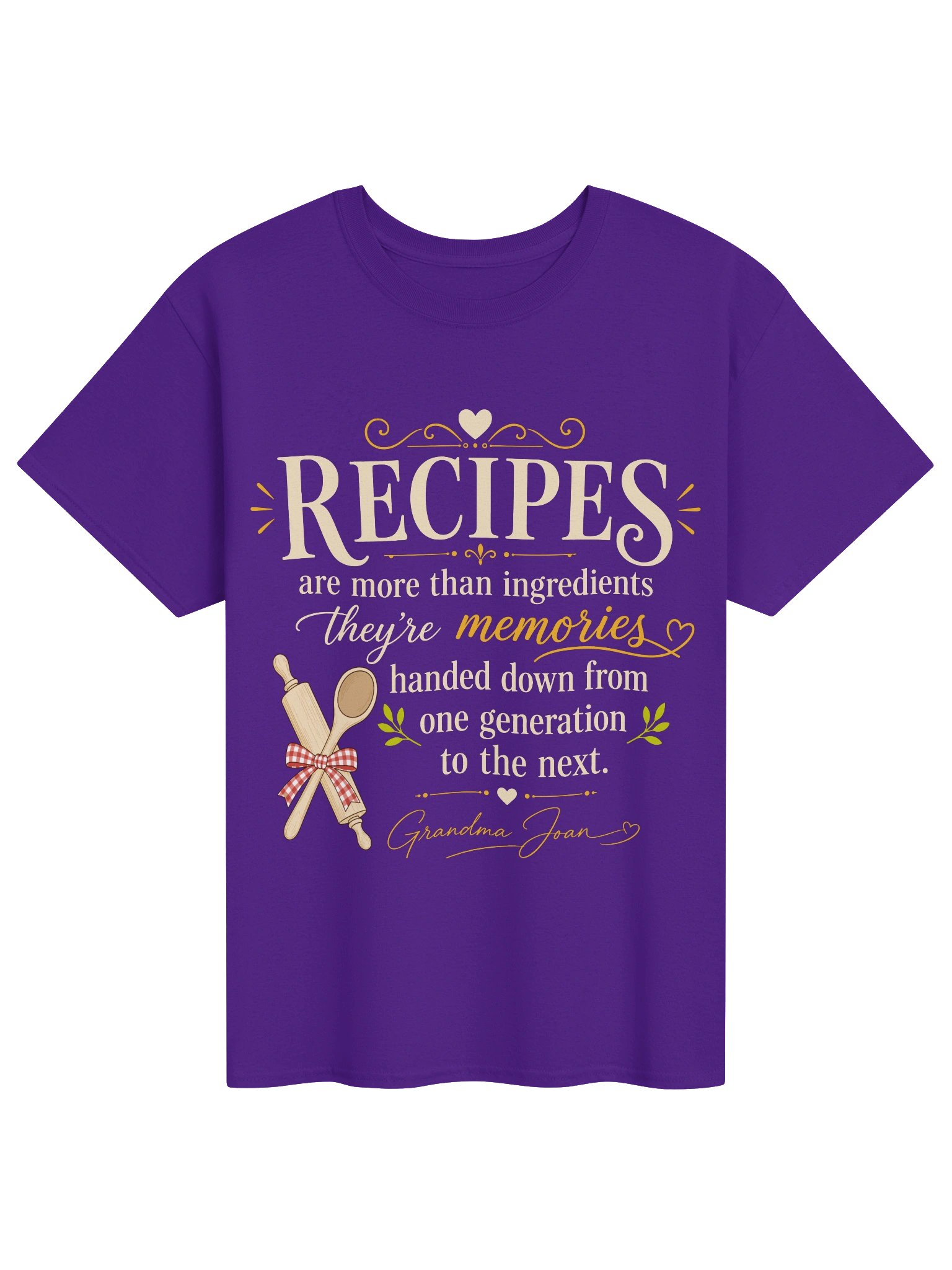 Recipes Are More Than Ingredients There Memories! - t-shirt product image (1)