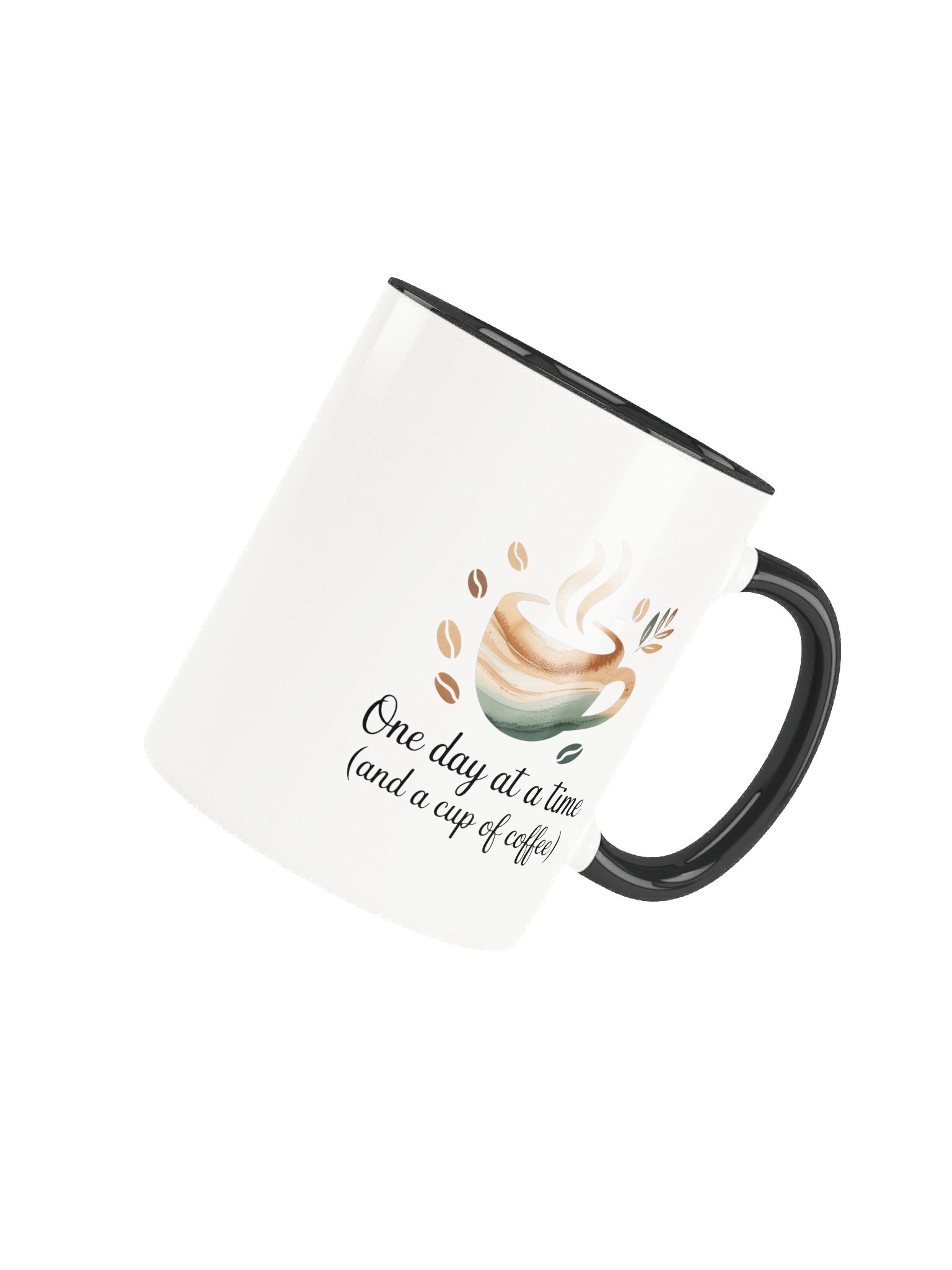 One Day at a Time Coffee Mug - with Color Inside product image (4)