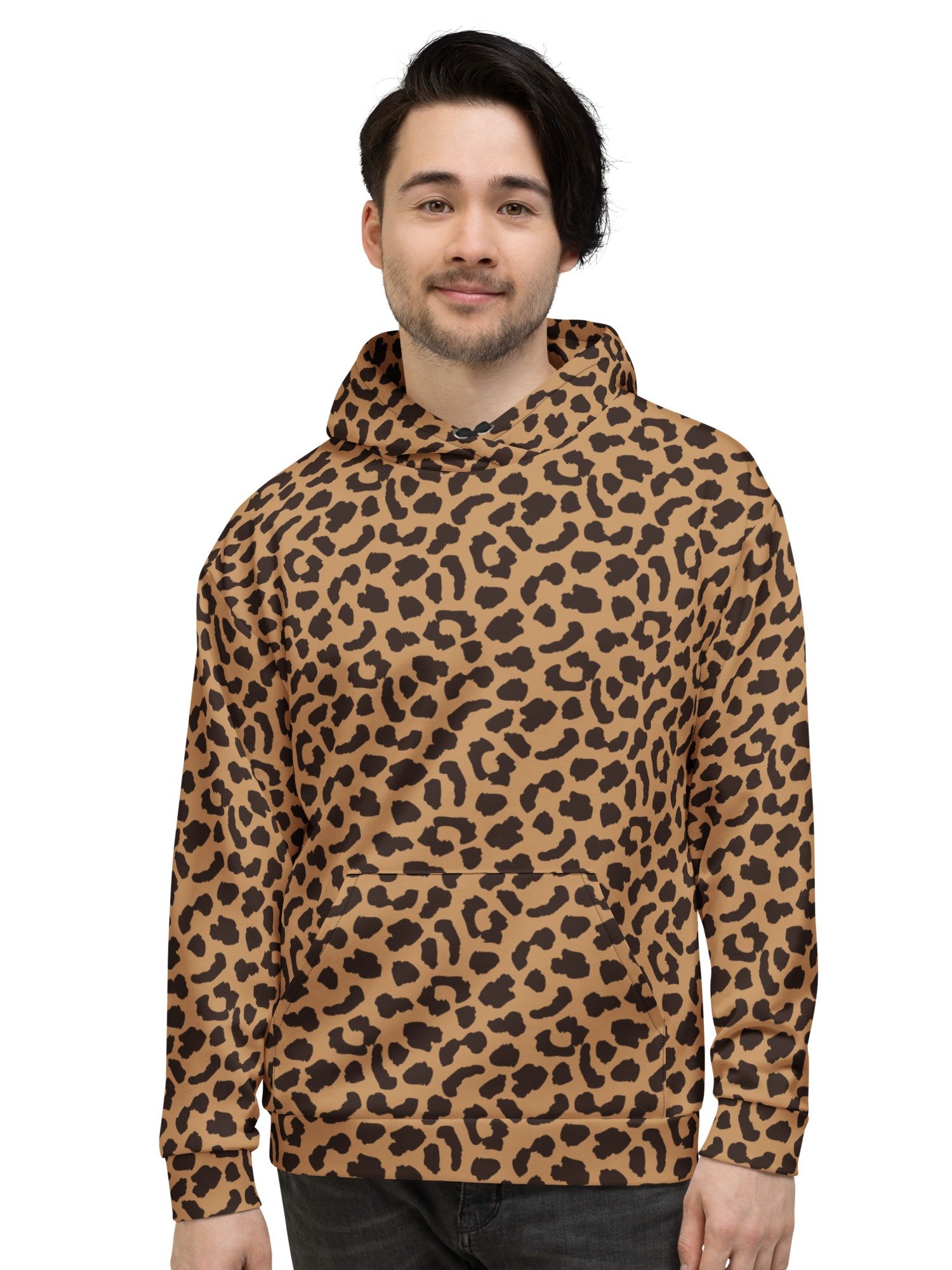 Bold Leopard Print Hoodie for Casual Streetwear product image (1)