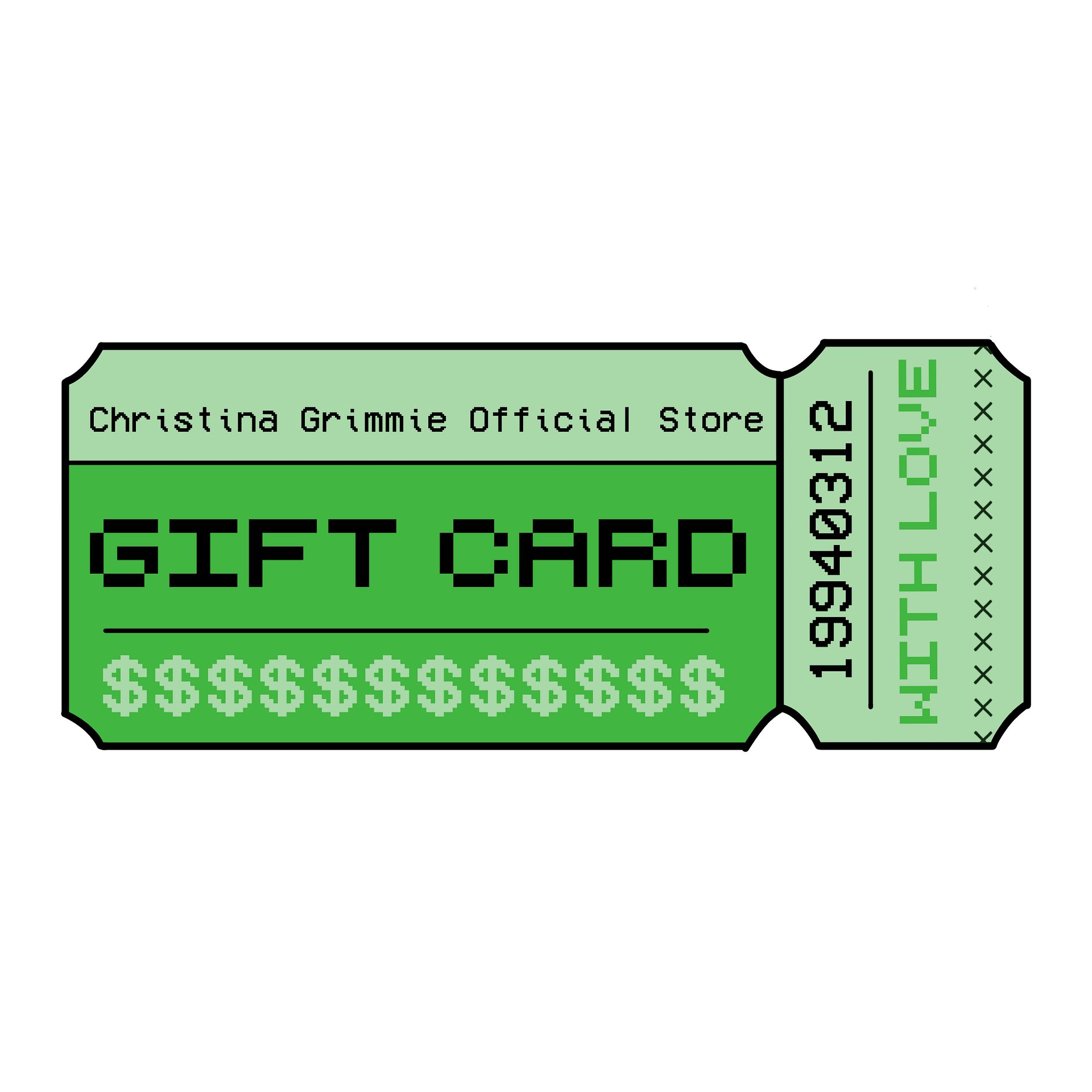 Christina Grimmie Store Gift Card product image (1)