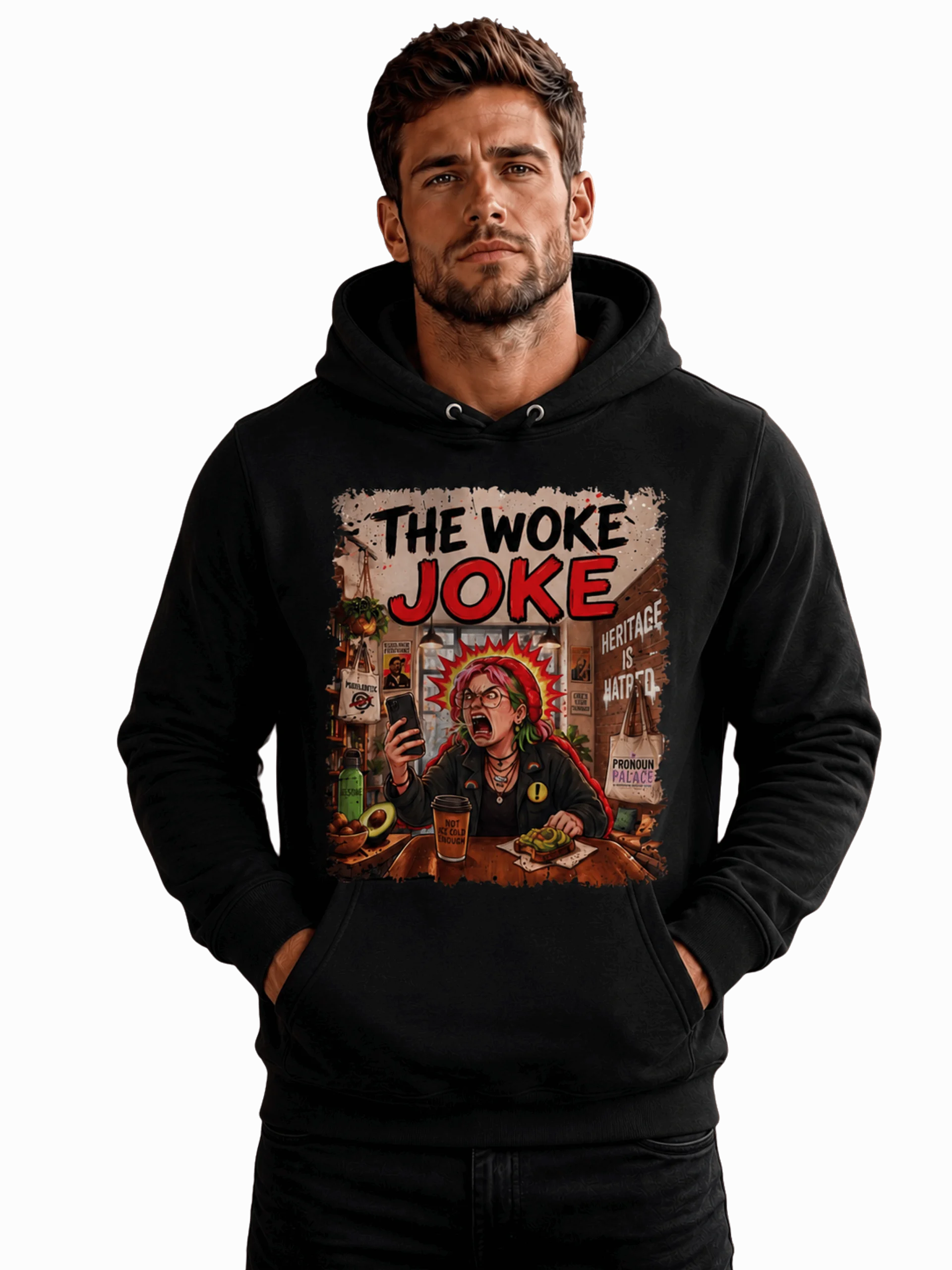 The Woke Joke Hoodie product image (1)