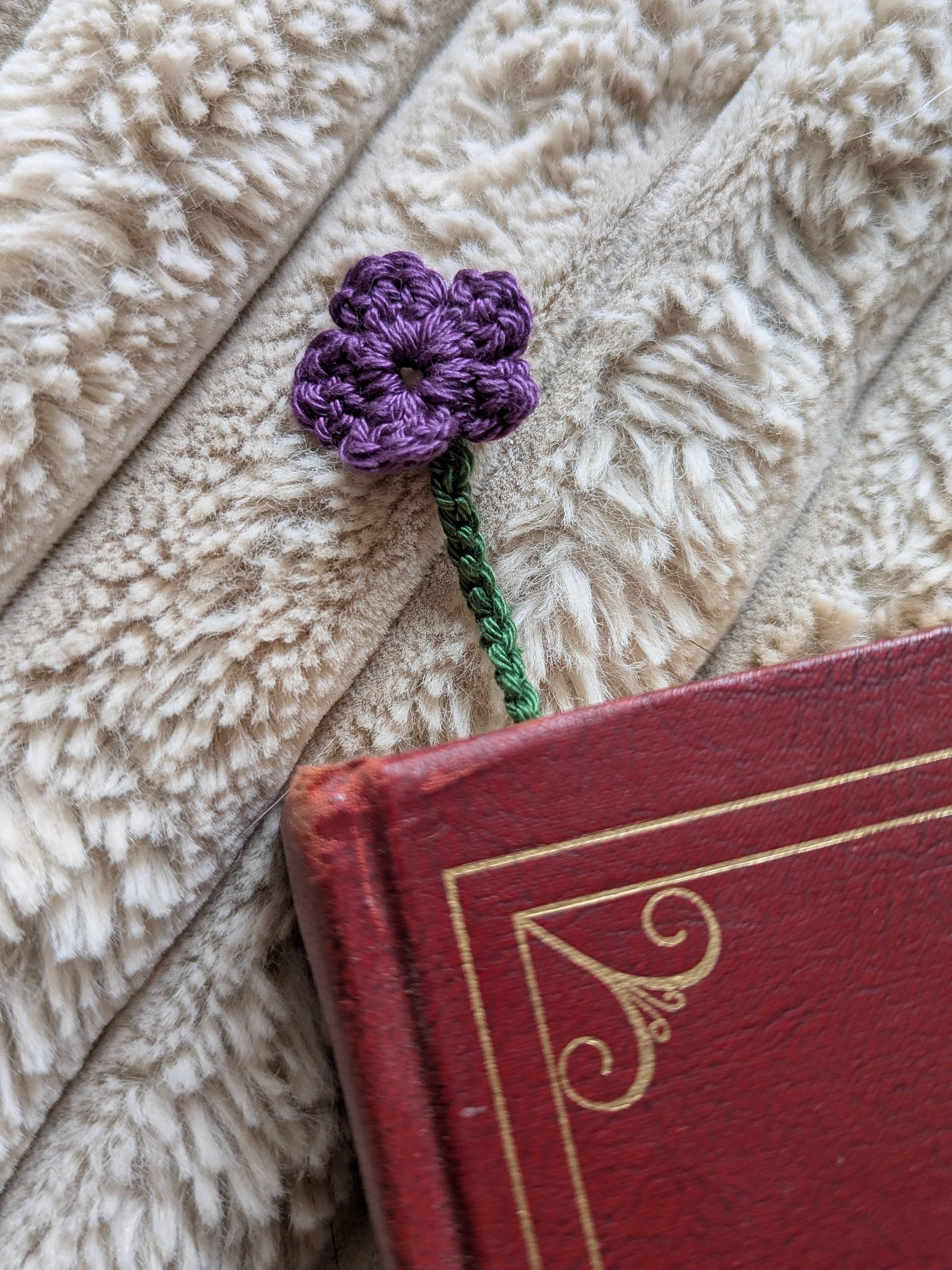 Crochet Flower Bookmark product image (2)