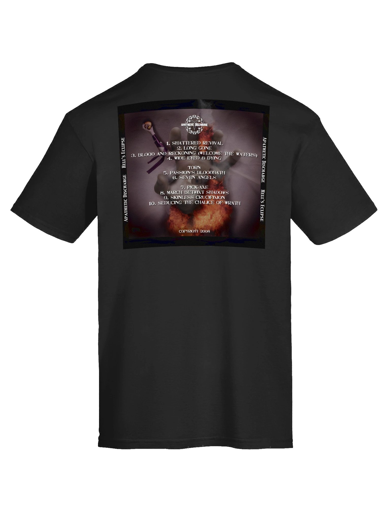 Apathetic Discharge "Hells Eclipse" Art T-Shirt product image (11)