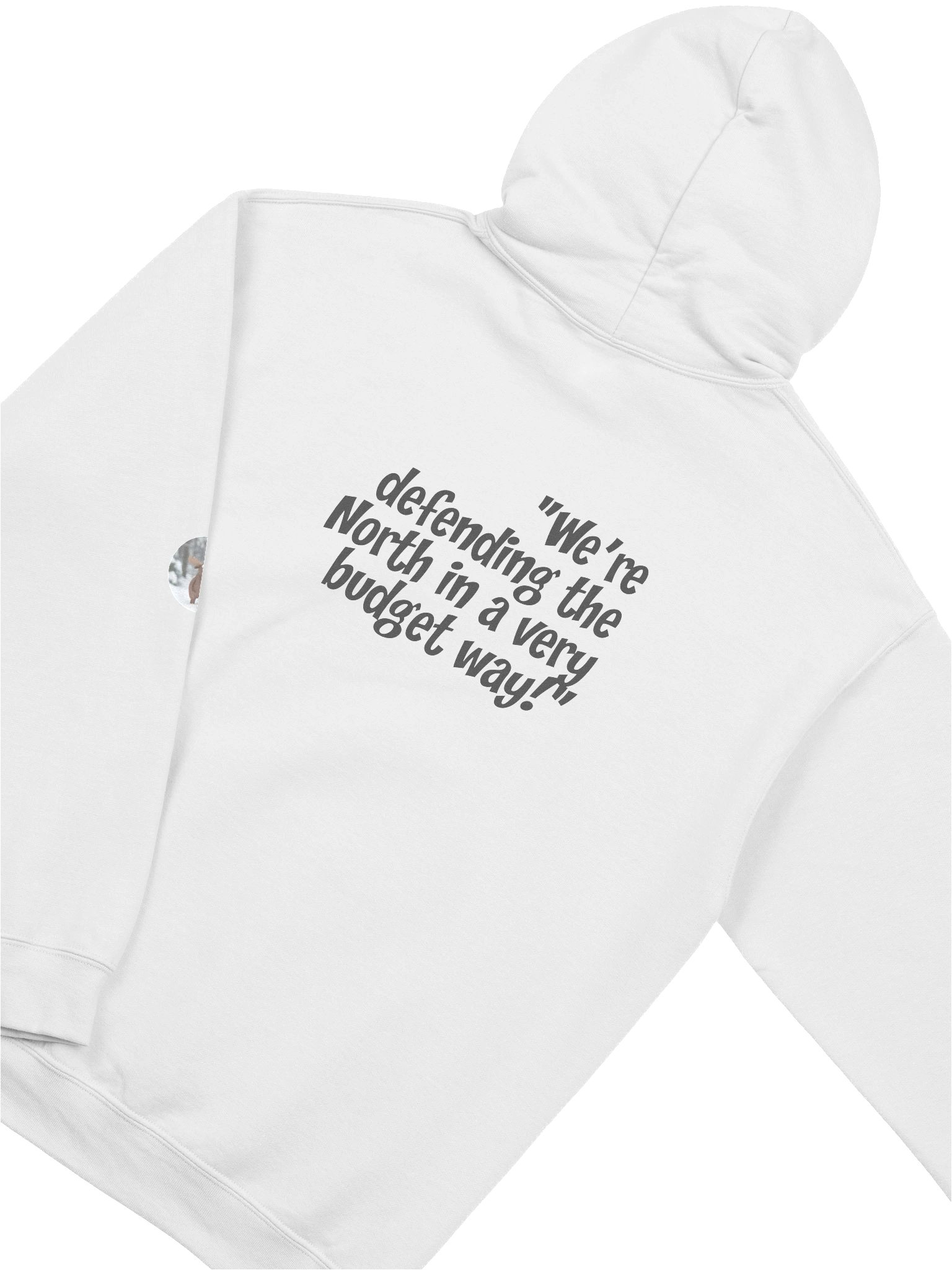Operation: Sorry | Beaver Army Essential Hoodie (White) product image (4)