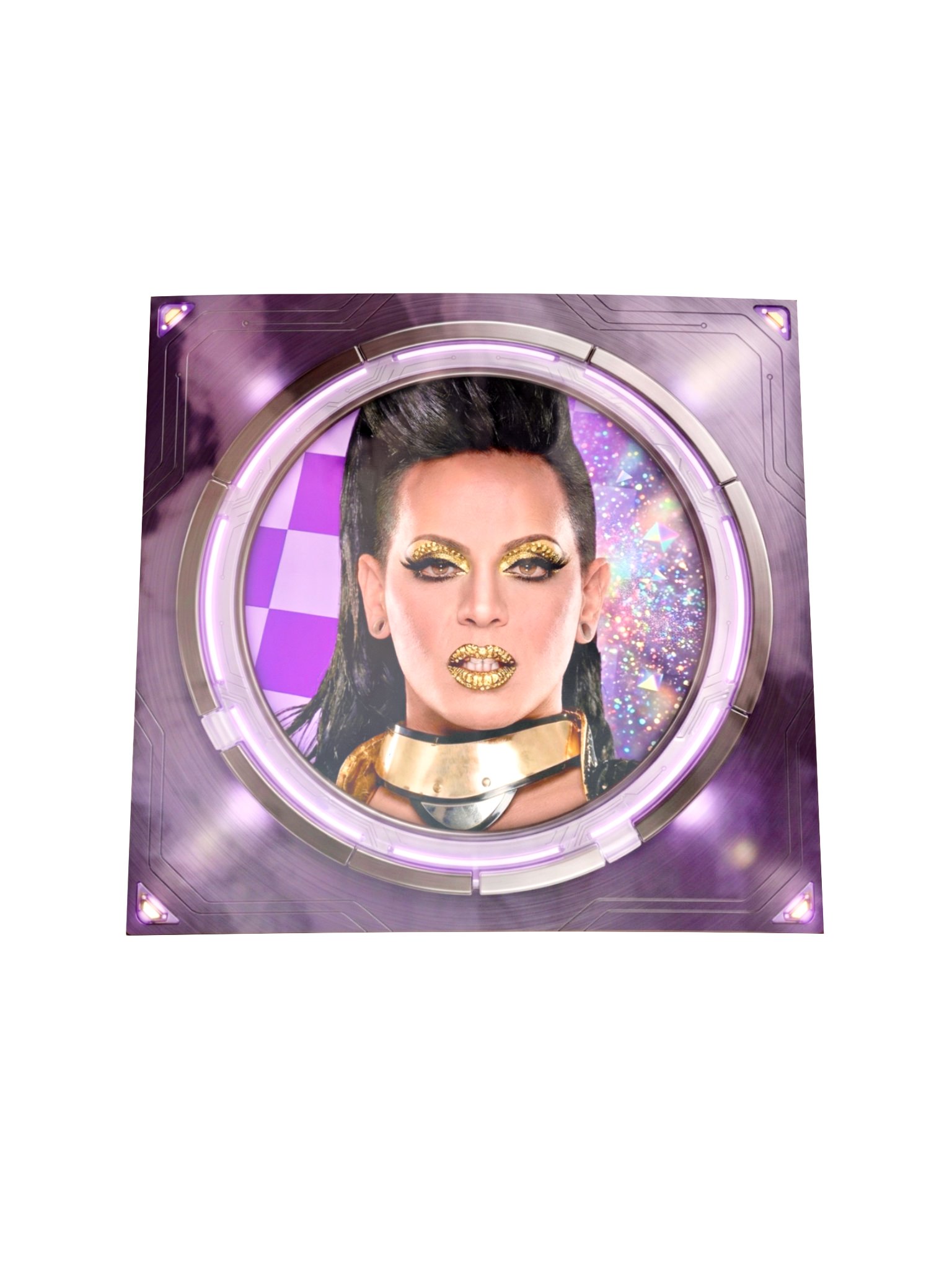 "Season 4 Promo Portal" Kiss-Cut Holographic Sticker product image (1)