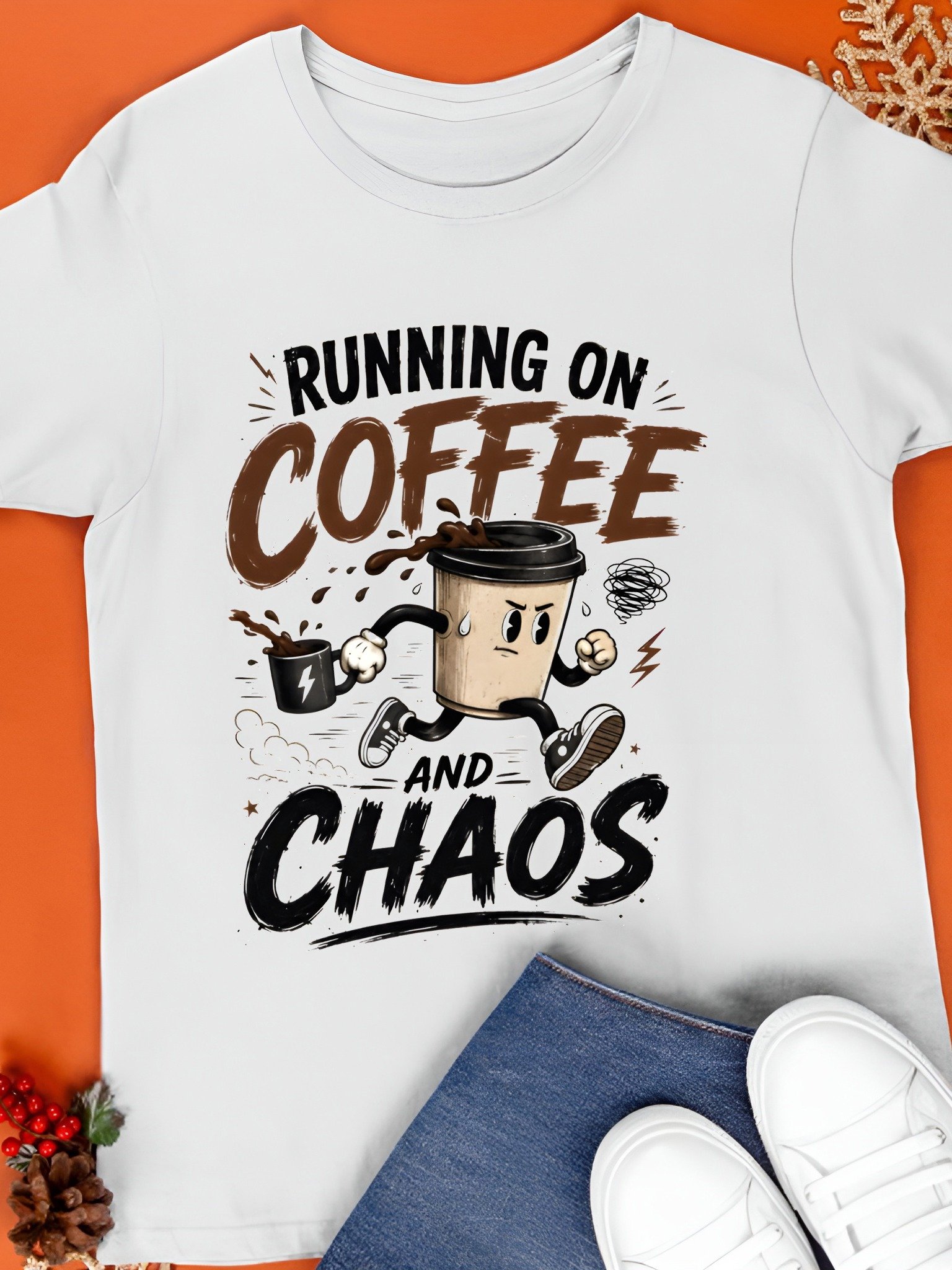 Running On Coffee And Chaos Shirt product image (1)
