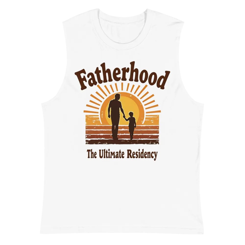 Radiant Fatherhood Sunset Muscle Tank product image (2)