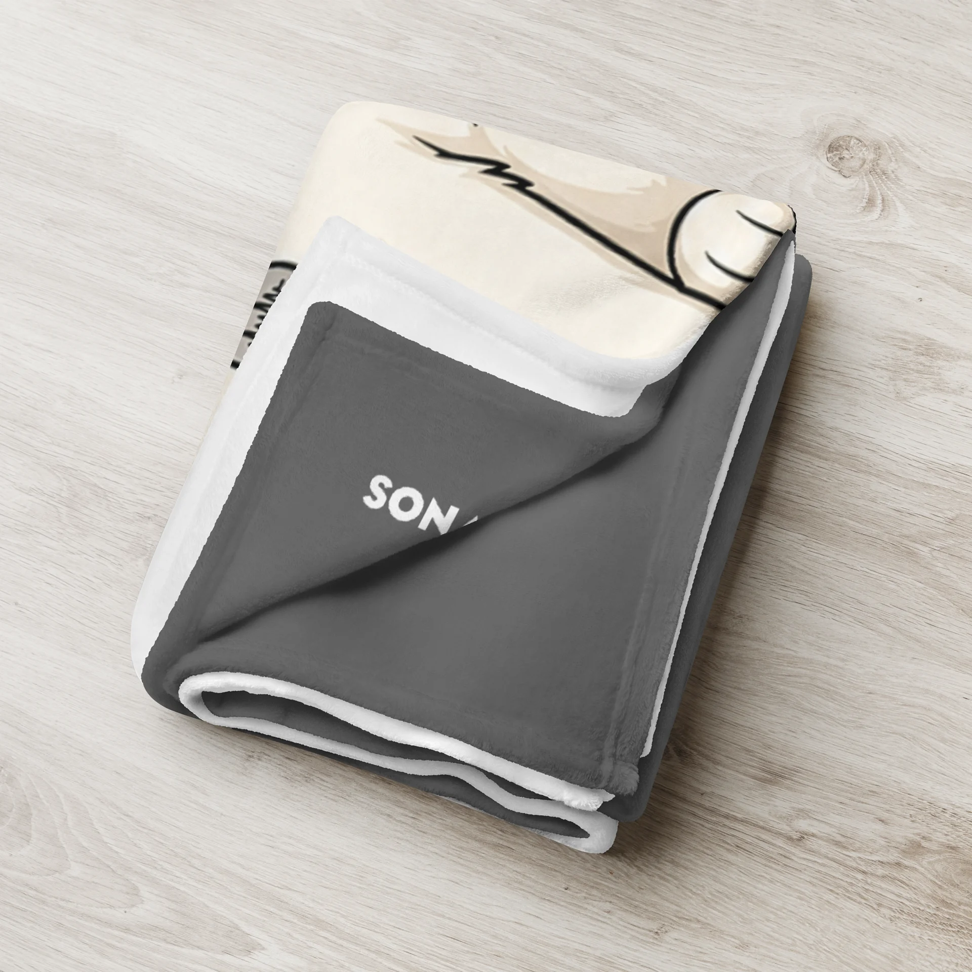 Sonance Dog Throw Blanket (Sit) Zambezi Grey product image (3)