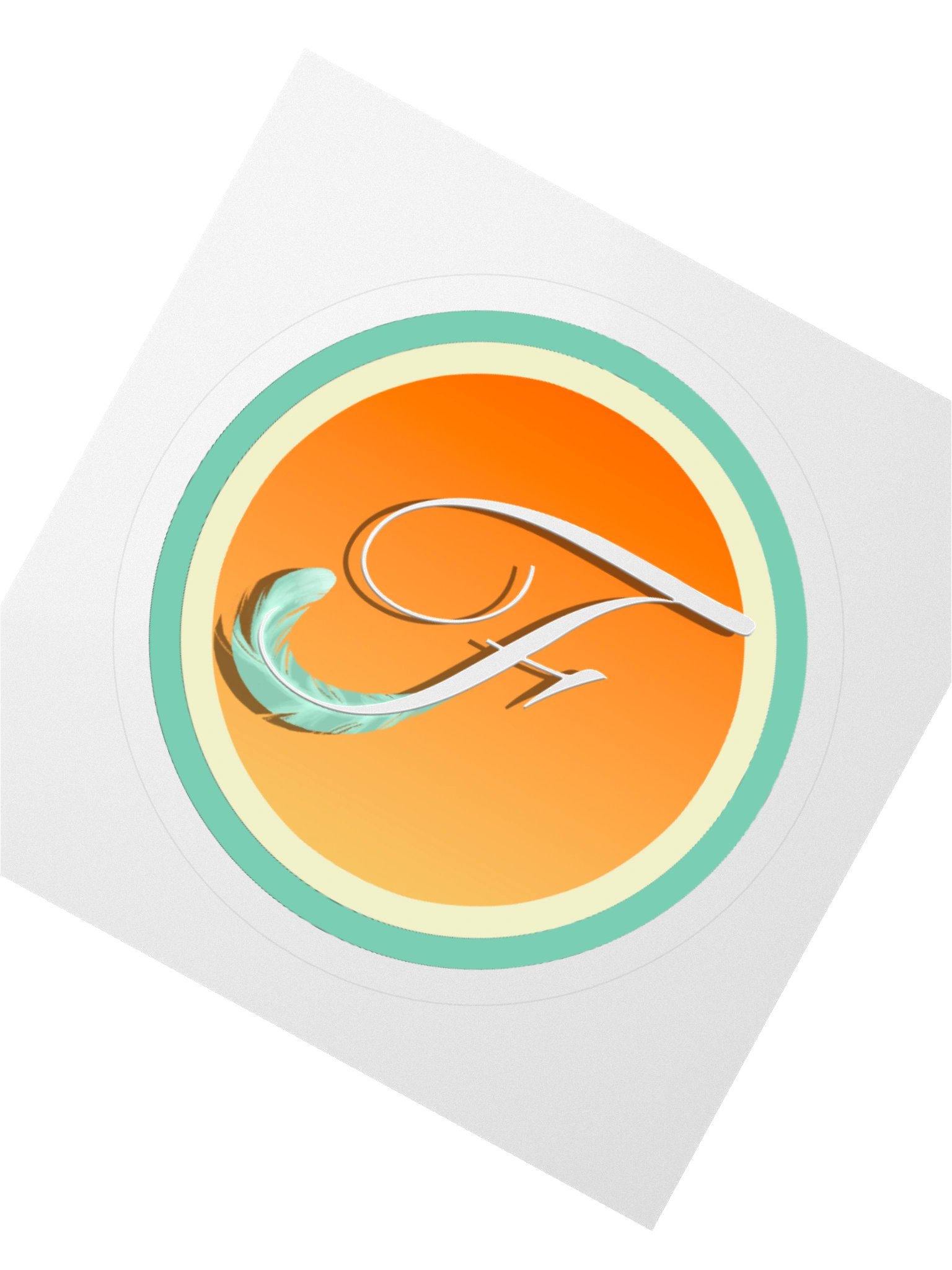Feather Logo Sticker product image (2)