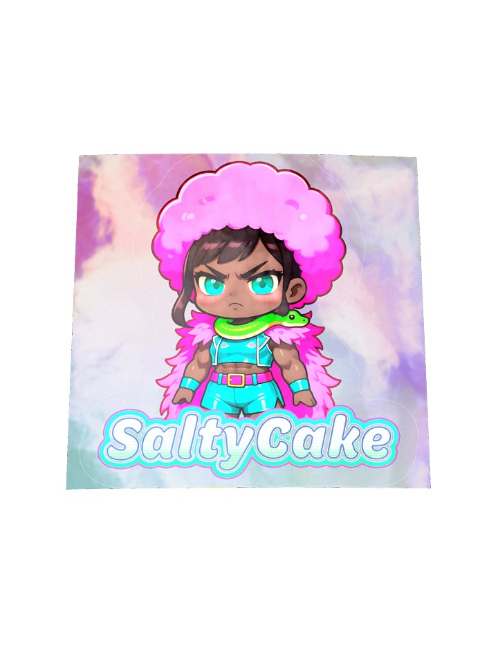 SALTYCAKE Kiss Cut Holographic Sticker product image (1)