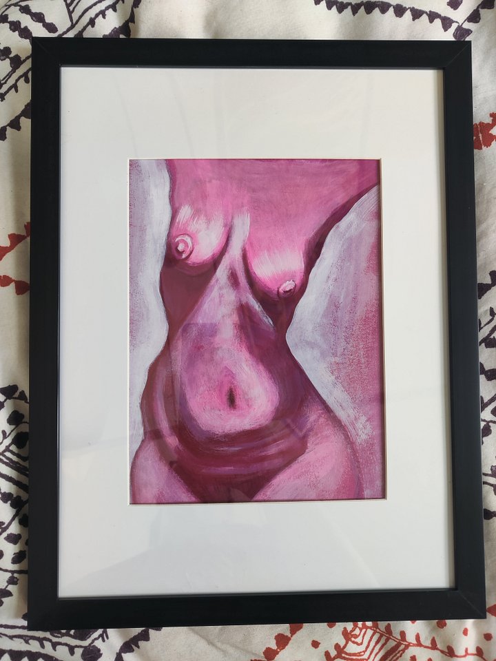 Female Nude Study Framed product image (1)
