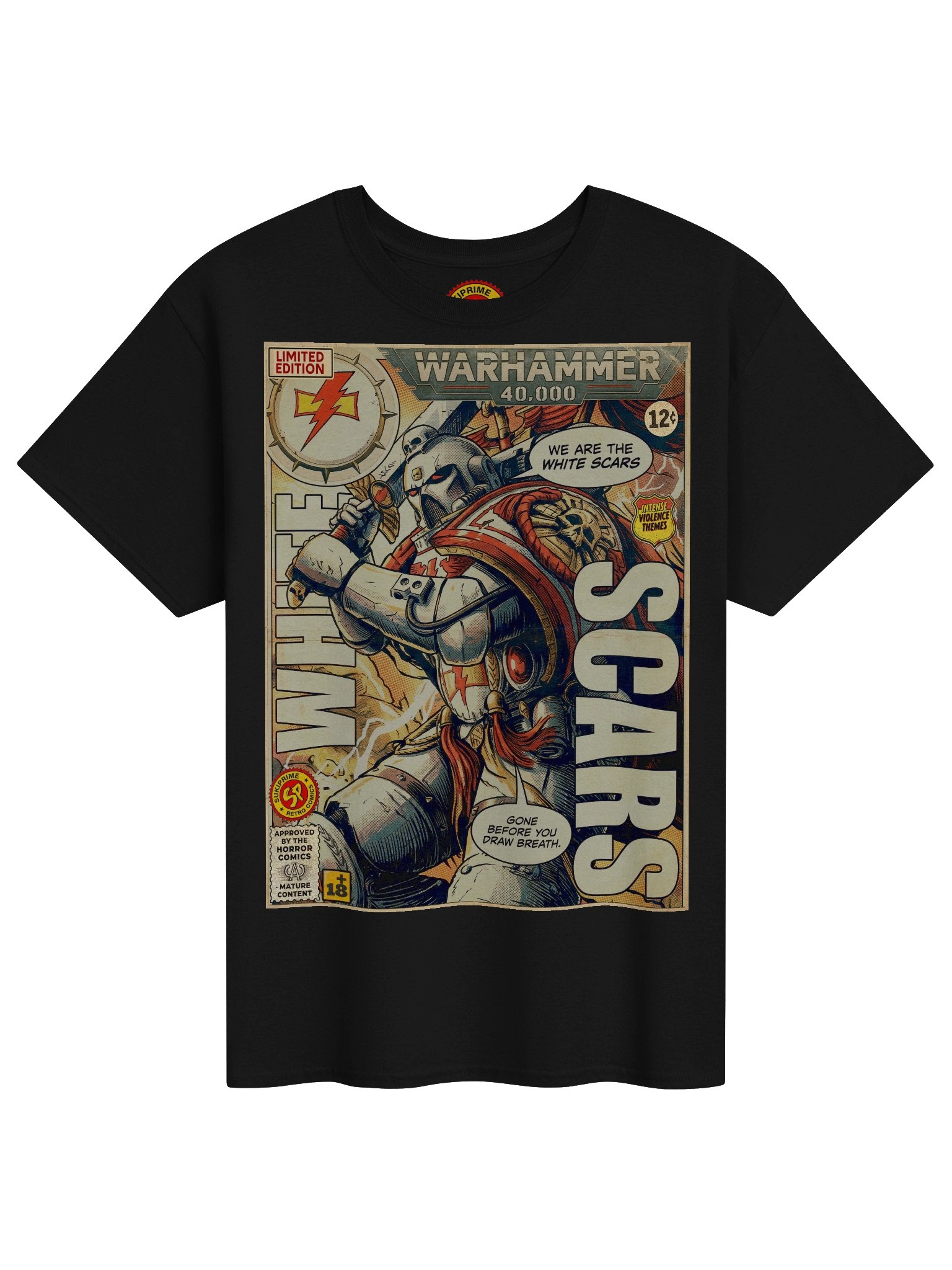 White Scars Comic Art T-Shirt product image (1)