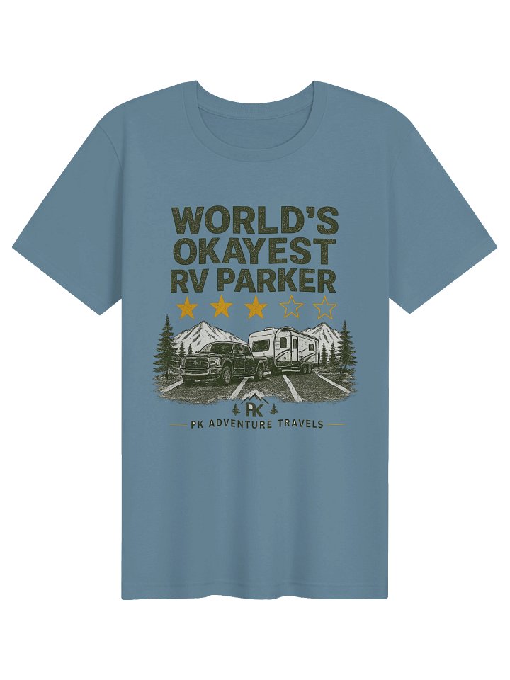 World's Okayest RV Parker-T-Shirt product image (1)