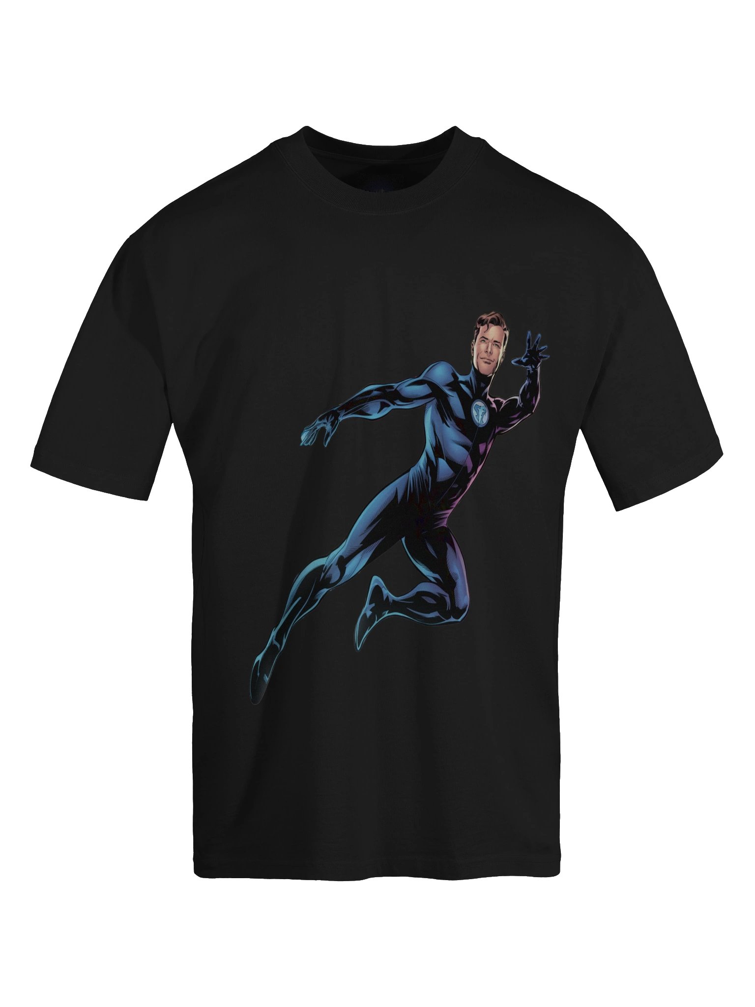 Mister Fantastic Aerial Grasp Oversized Faded T-Shirt – Elastic Twilight Traverse product image (1)