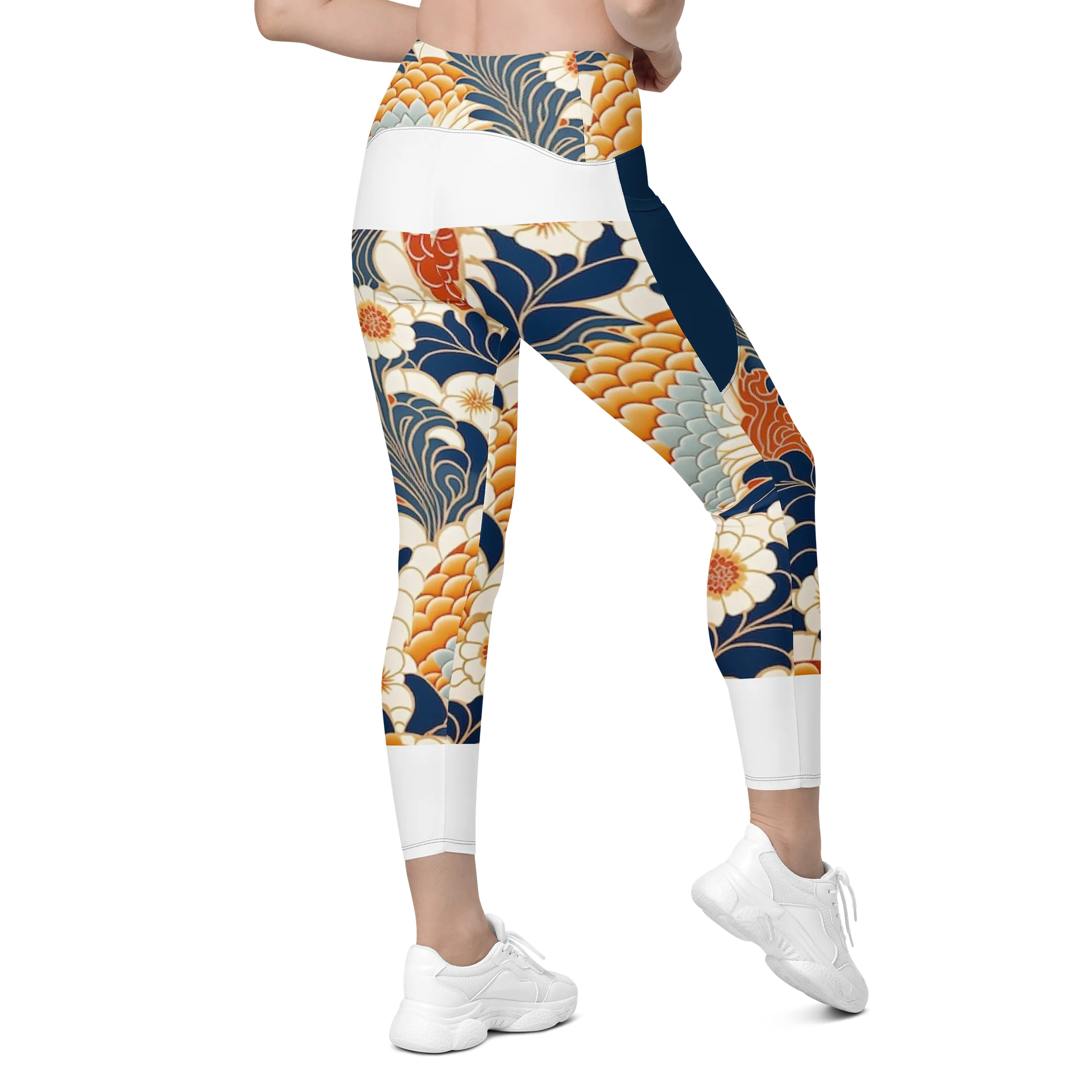 'PHILIUS' Japan Floral Crossover Leggings product image (9)