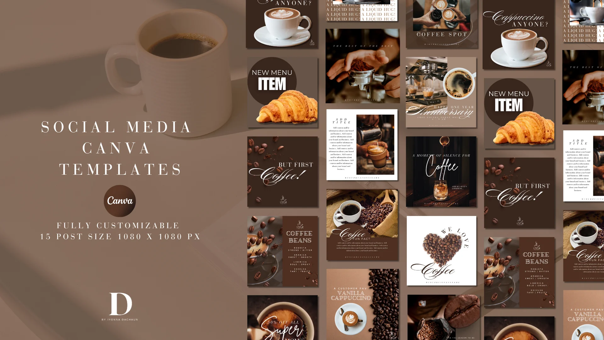 SOCIAL MEDIA CANVA TEMPLATES product image (1)