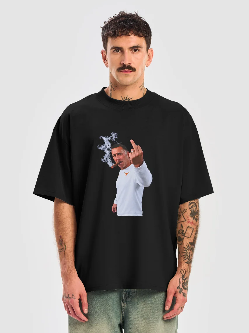 Steve Sarkisian Smoking Middle Finger Shirt product image (121)