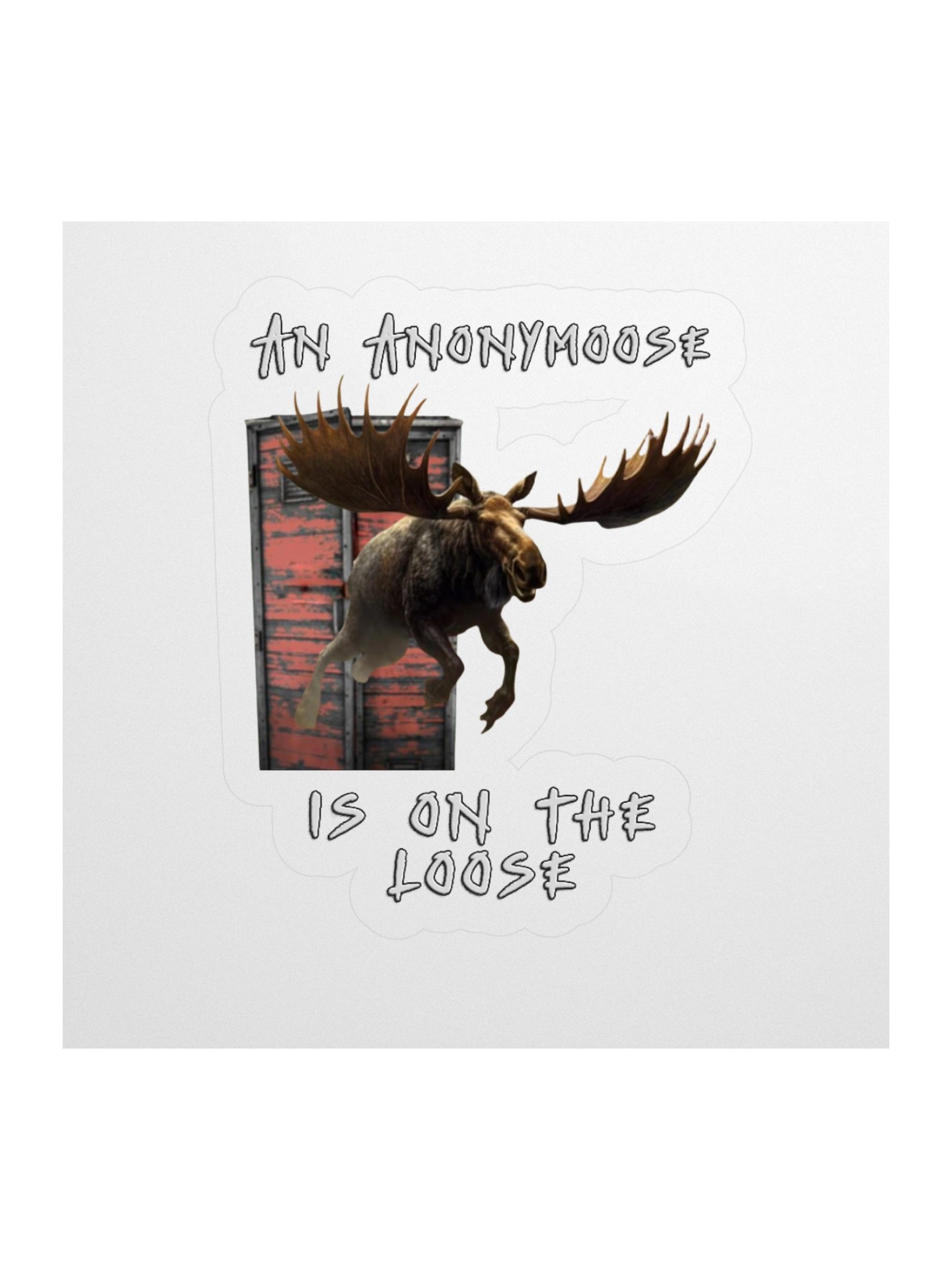Synisisms - Anonymoose Sticker product image (2)