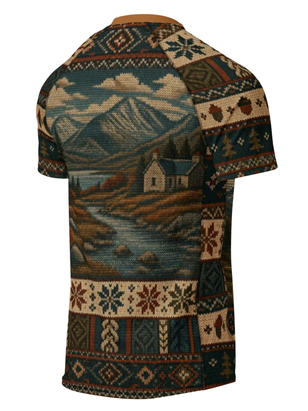 Ugly Sweater Highland Cow Rash Guard product image (2)