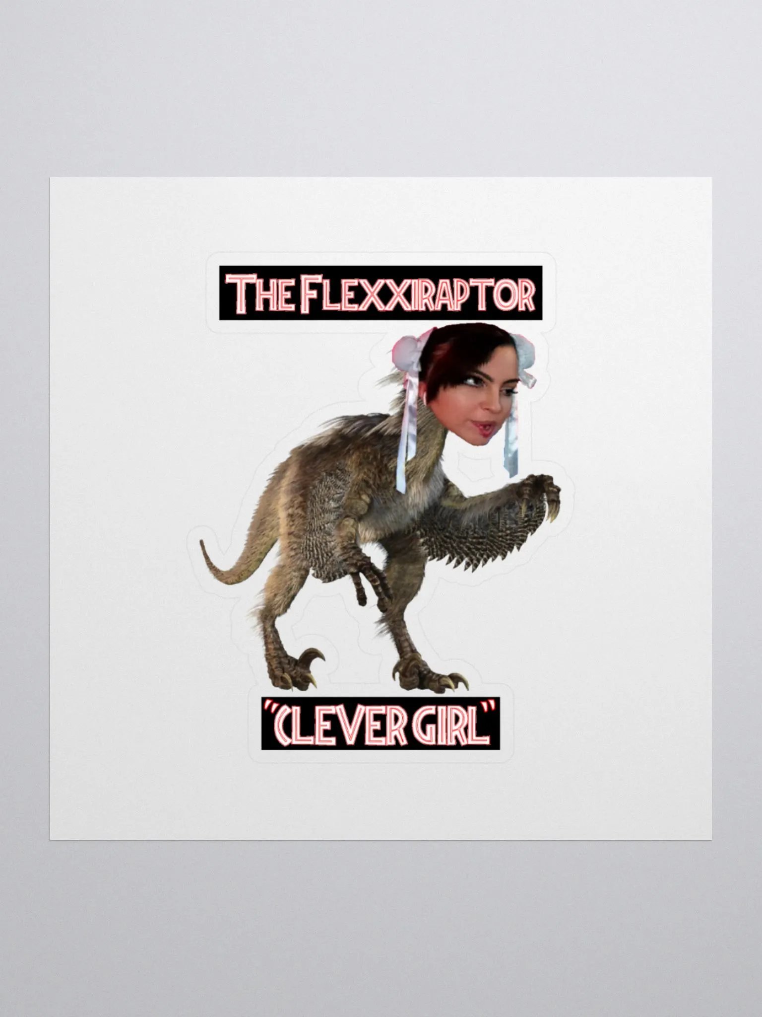 Flexxiraptor KissCut Sticker product image (3)