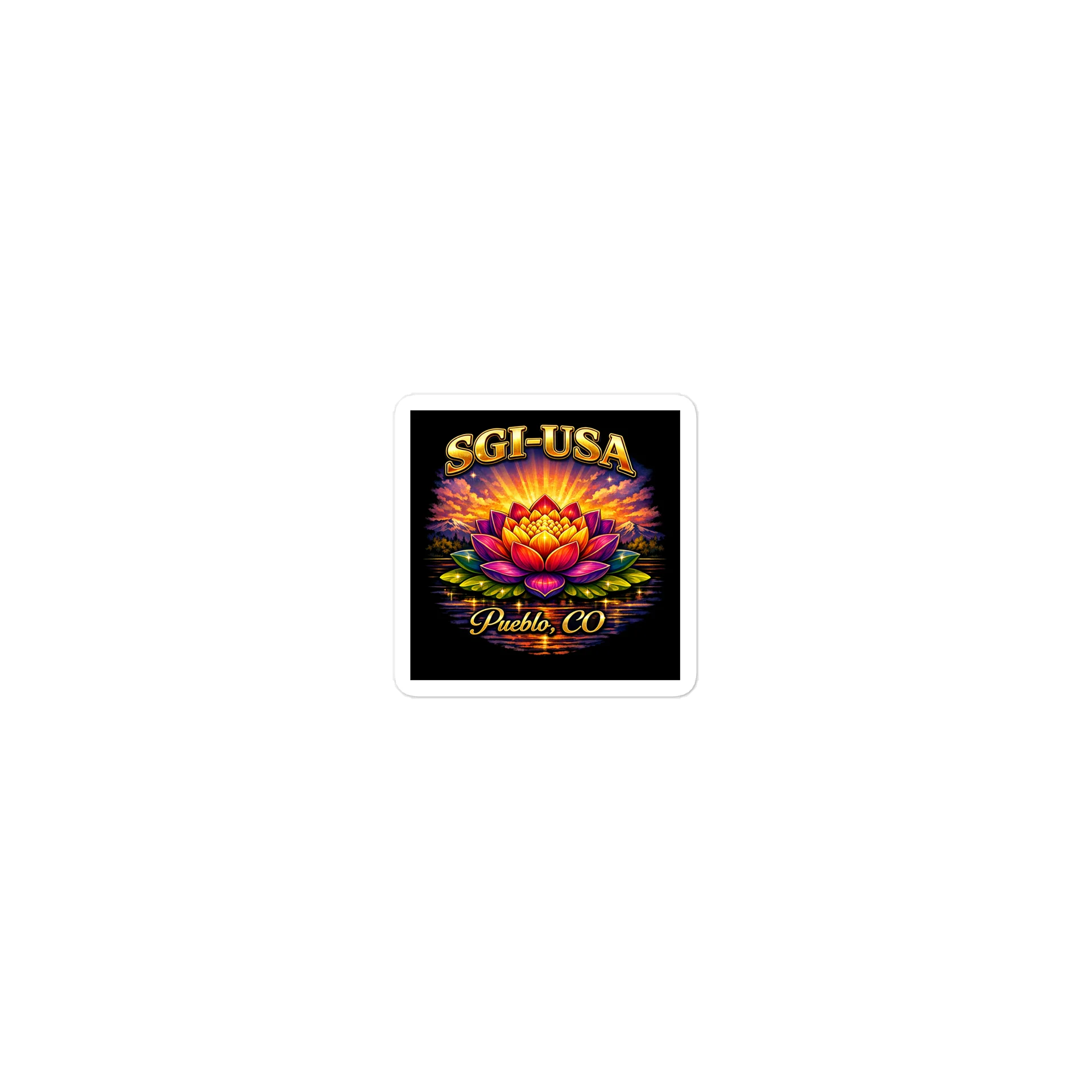 SGI-USA Pueblo Sticker product image (1)