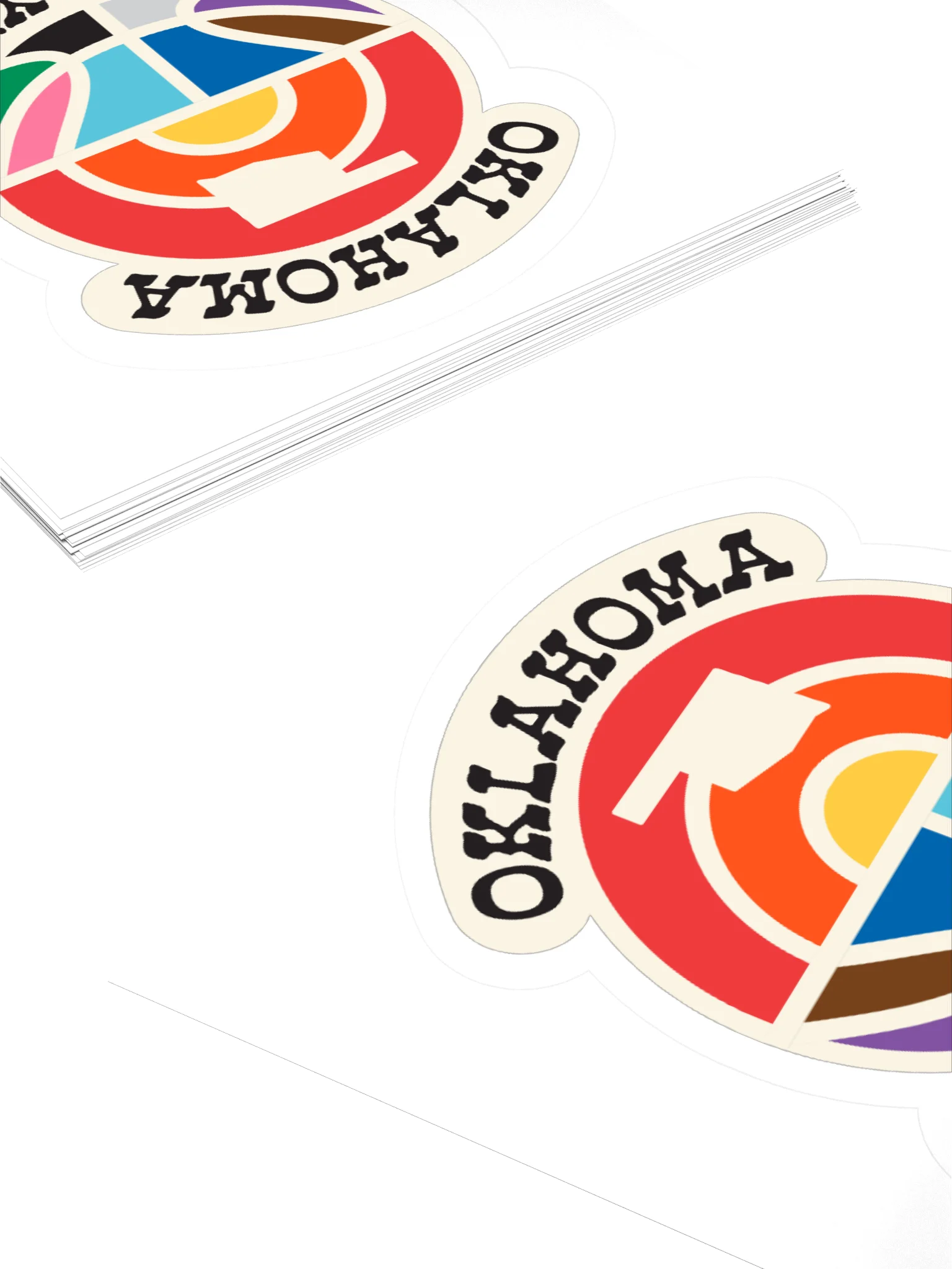 Oklahoma Love and Basketball Pride Sticker product image (4)