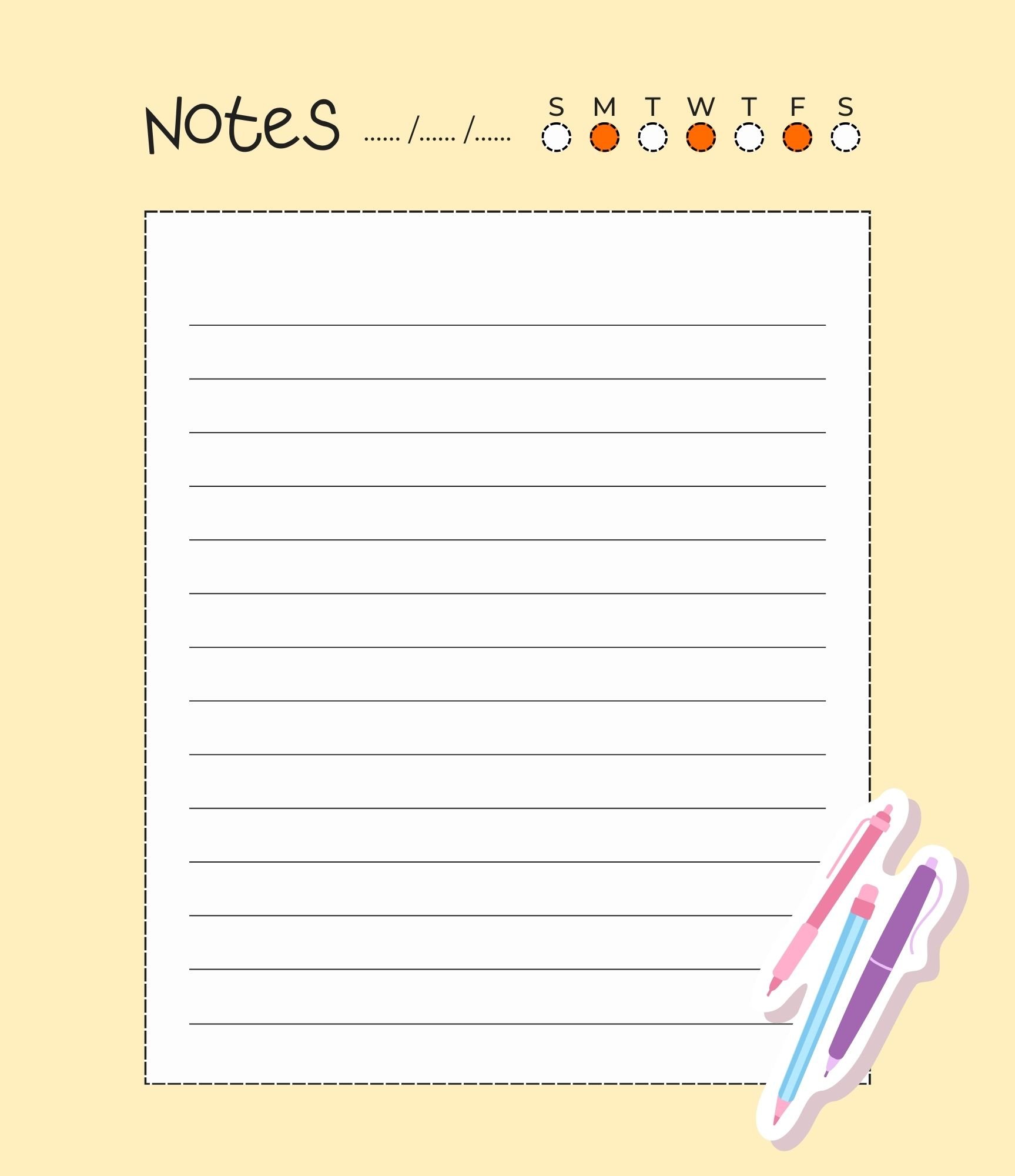 Bright Digital Monthly Planner for Schoolers product image (5)