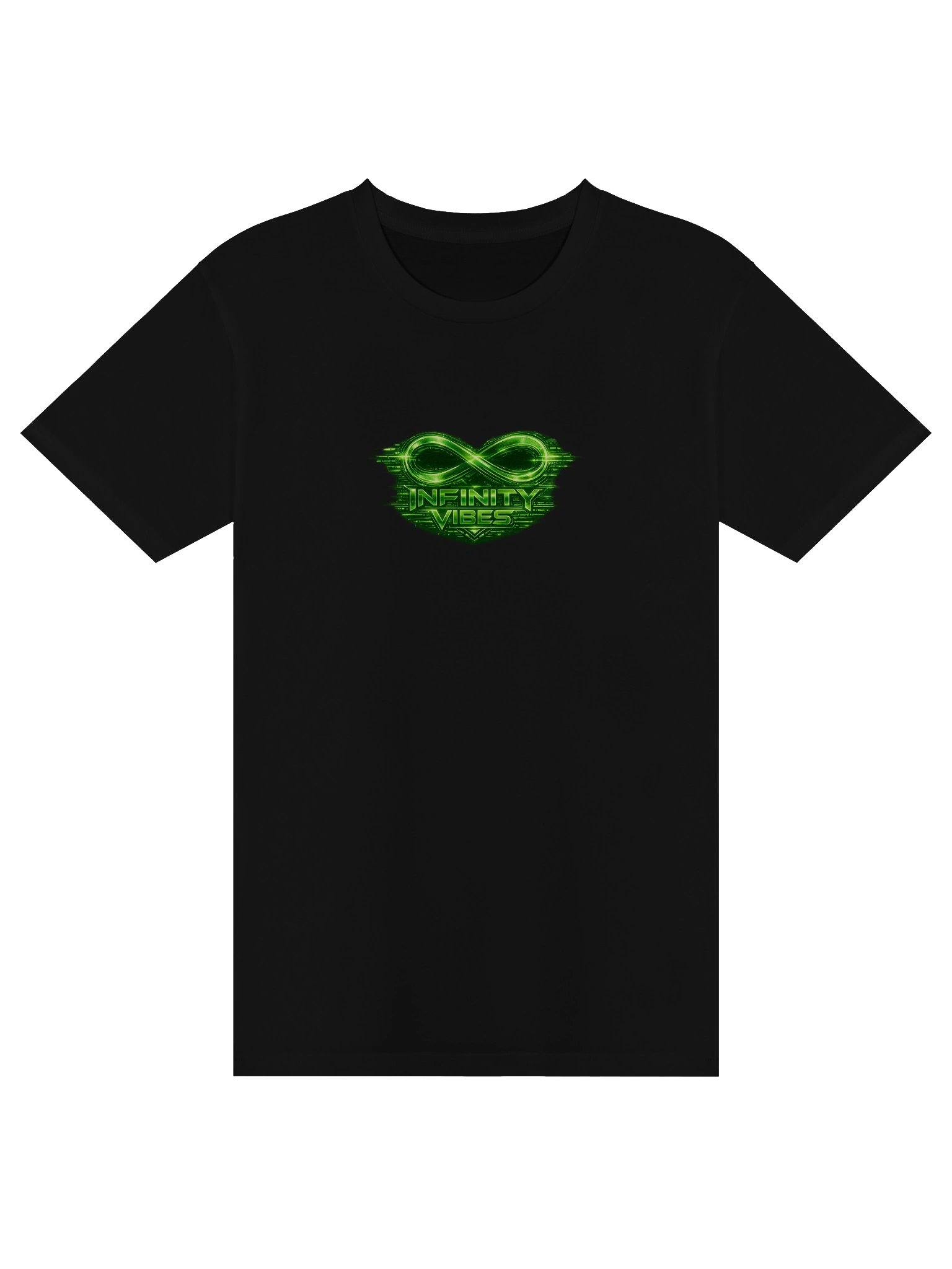 Infinity Vibes Cyber Green Logo Tee product image (1)