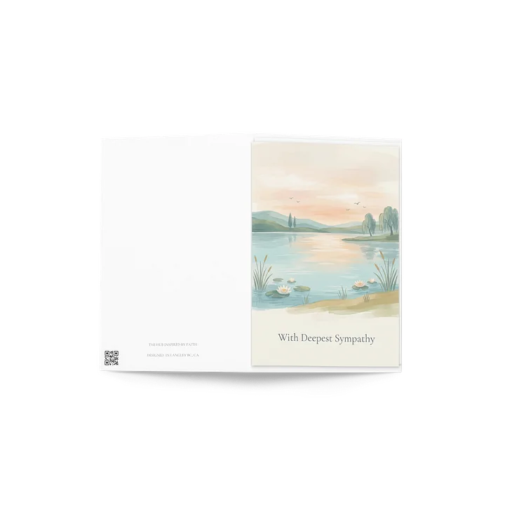 Sunset Sympathy card product image (4)